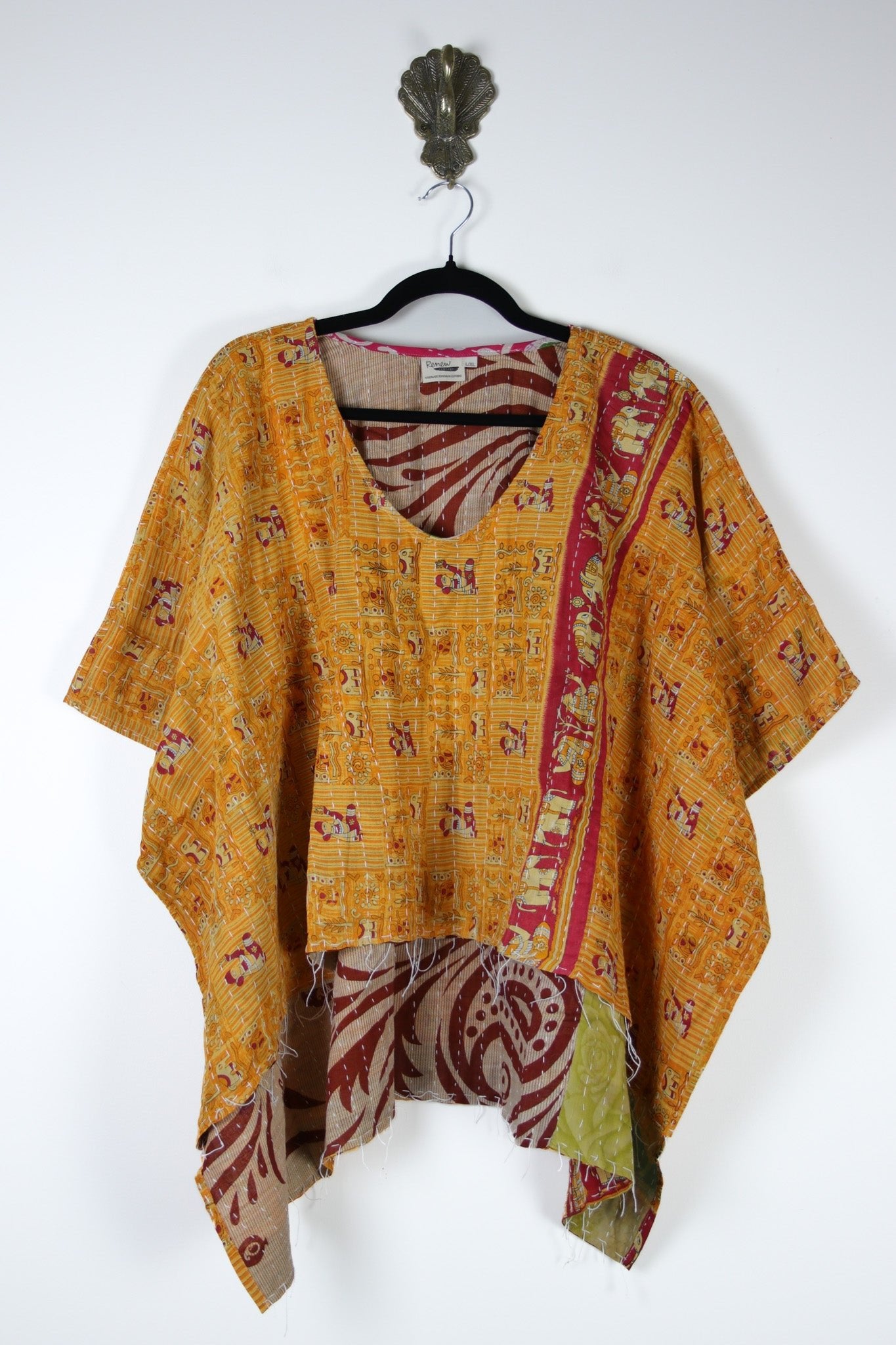 Dreamer Kantha Top L/XL (16953) DreamerTopL_XLRenewVintage169531 Renew Bohemian Pty Ltd