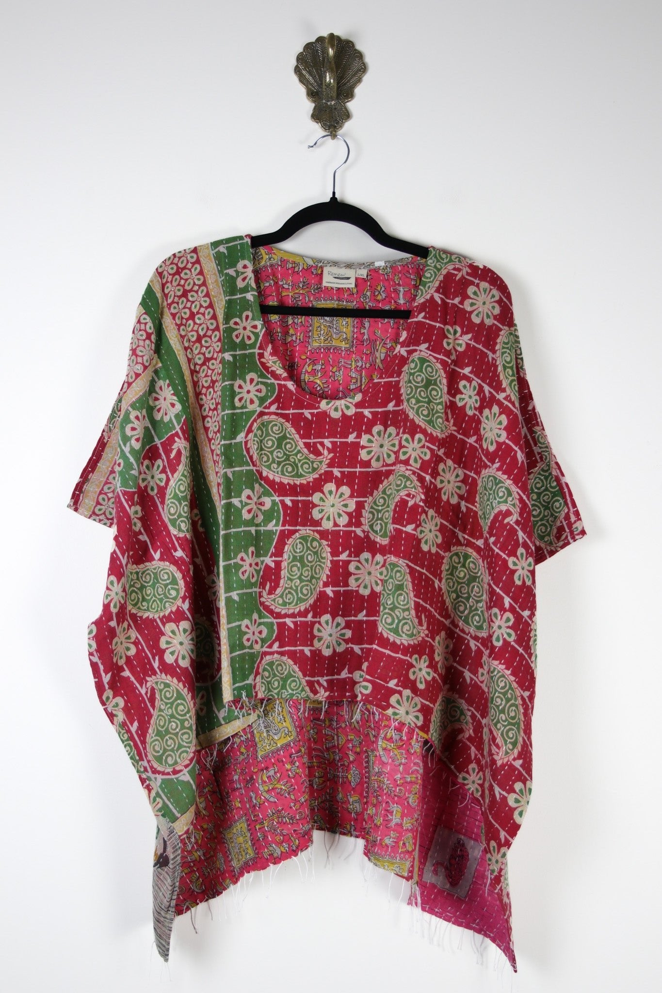 Dreamer Kantha Top L/XL (16962) DreamerTopL_XLRenewVintage169621 Renew Vintage