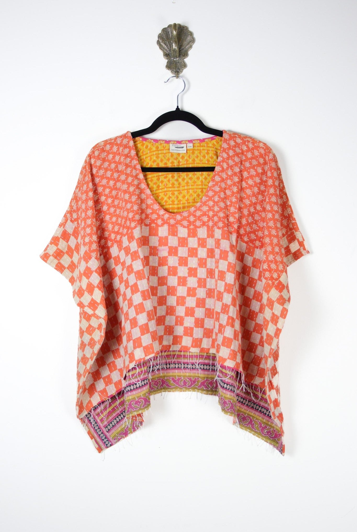 Dreamer Kantha Top S/M (19930) DreamerTopS_MRenewBohemian199301 Renew Bohemian Pty Ltd