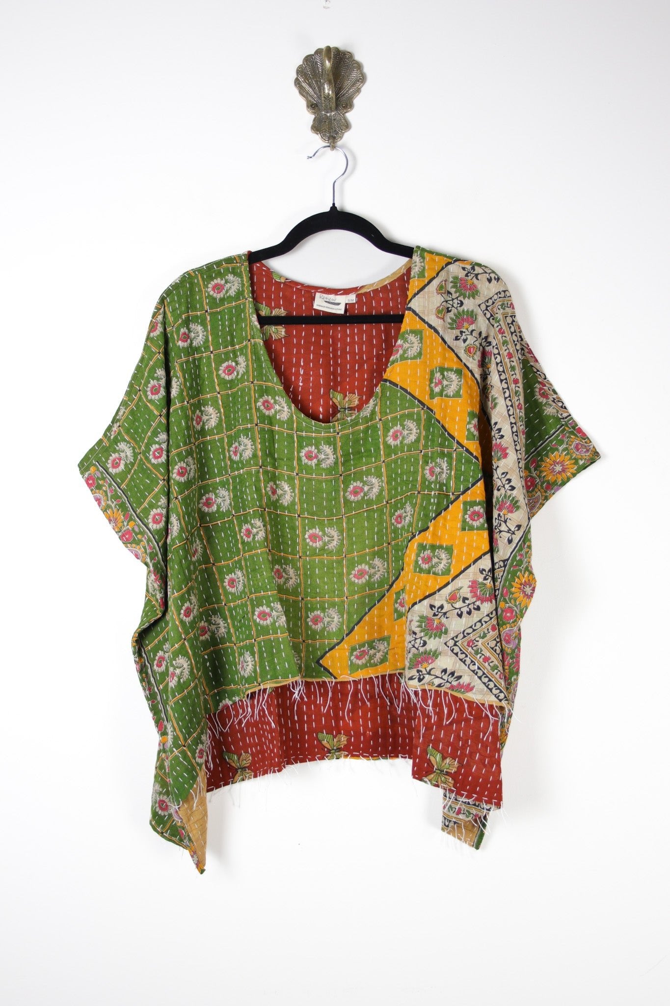 Dreamer Kantha Top S/M (19940) DreamerTopS_MRenewBohemian199401 Renew Bohemian Pty Ltd