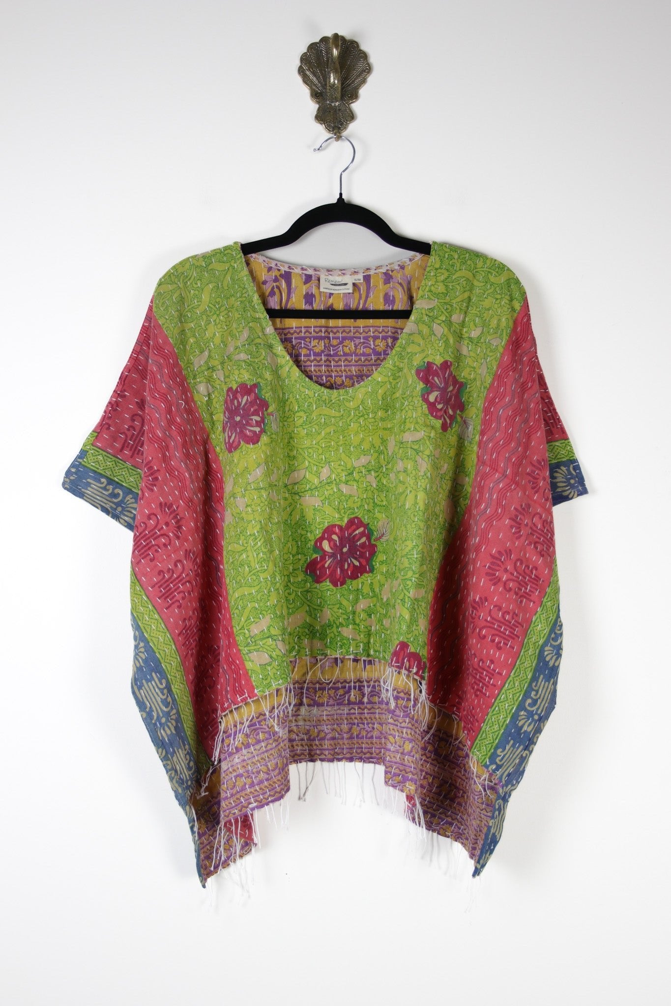 Dreamer Kantha Top S/M (16939) DreamerTopS_MRenewVintage169391 Renew Vintage