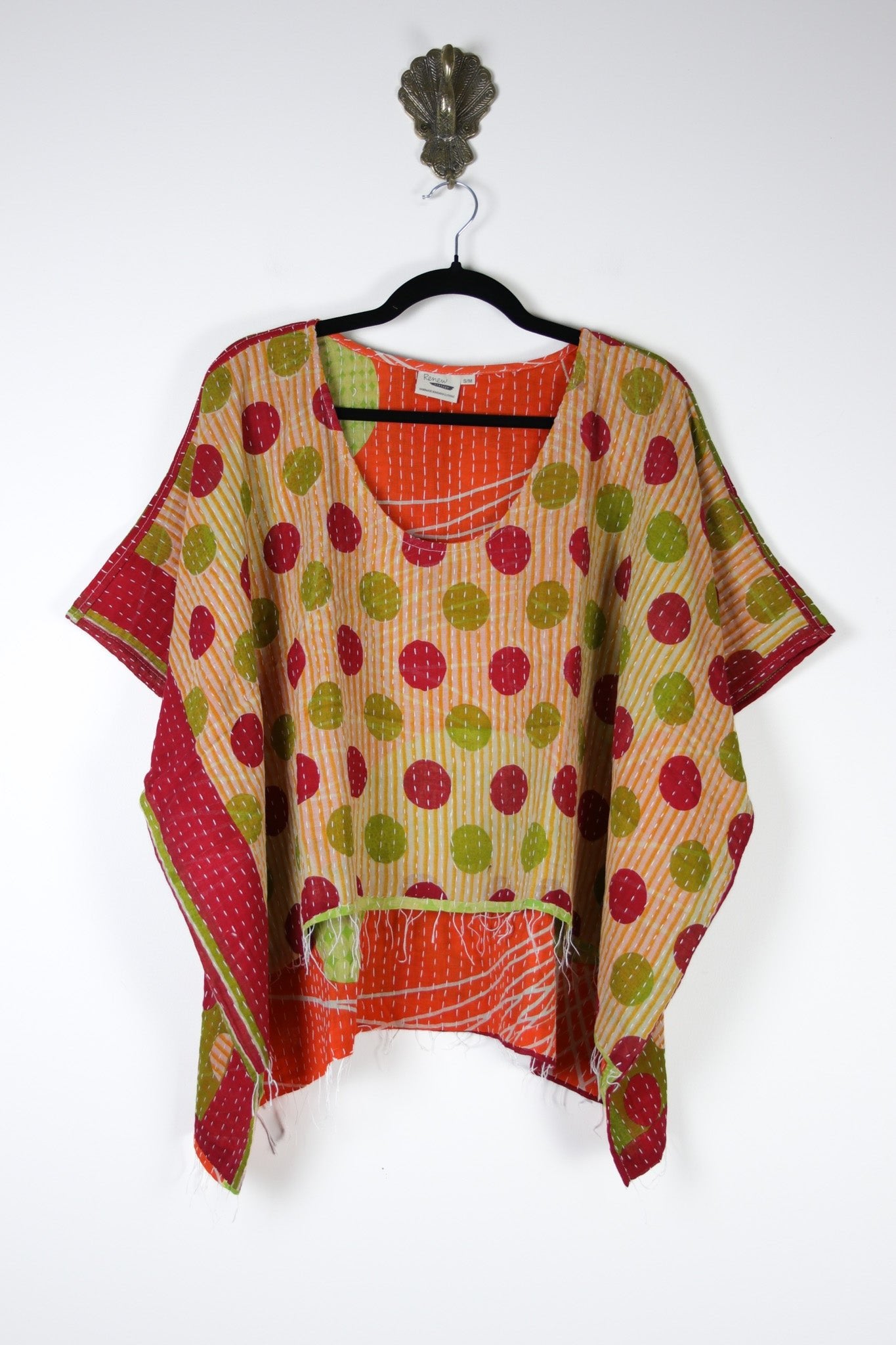 Dreamer Kantha Top S/M (16943) DreamerTopS_MRenewVintage169431 Renew Bohemian Pty Ltd