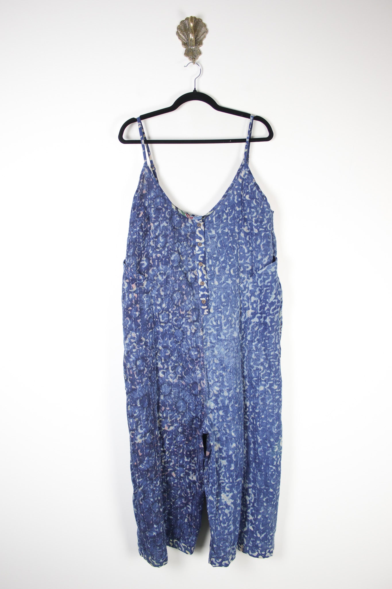 Stonewash Kantha Jumpsuit - Drift DriftStonewashKanthaJumpsuitRenewVintage2 Renew Bohemian Pty Ltd