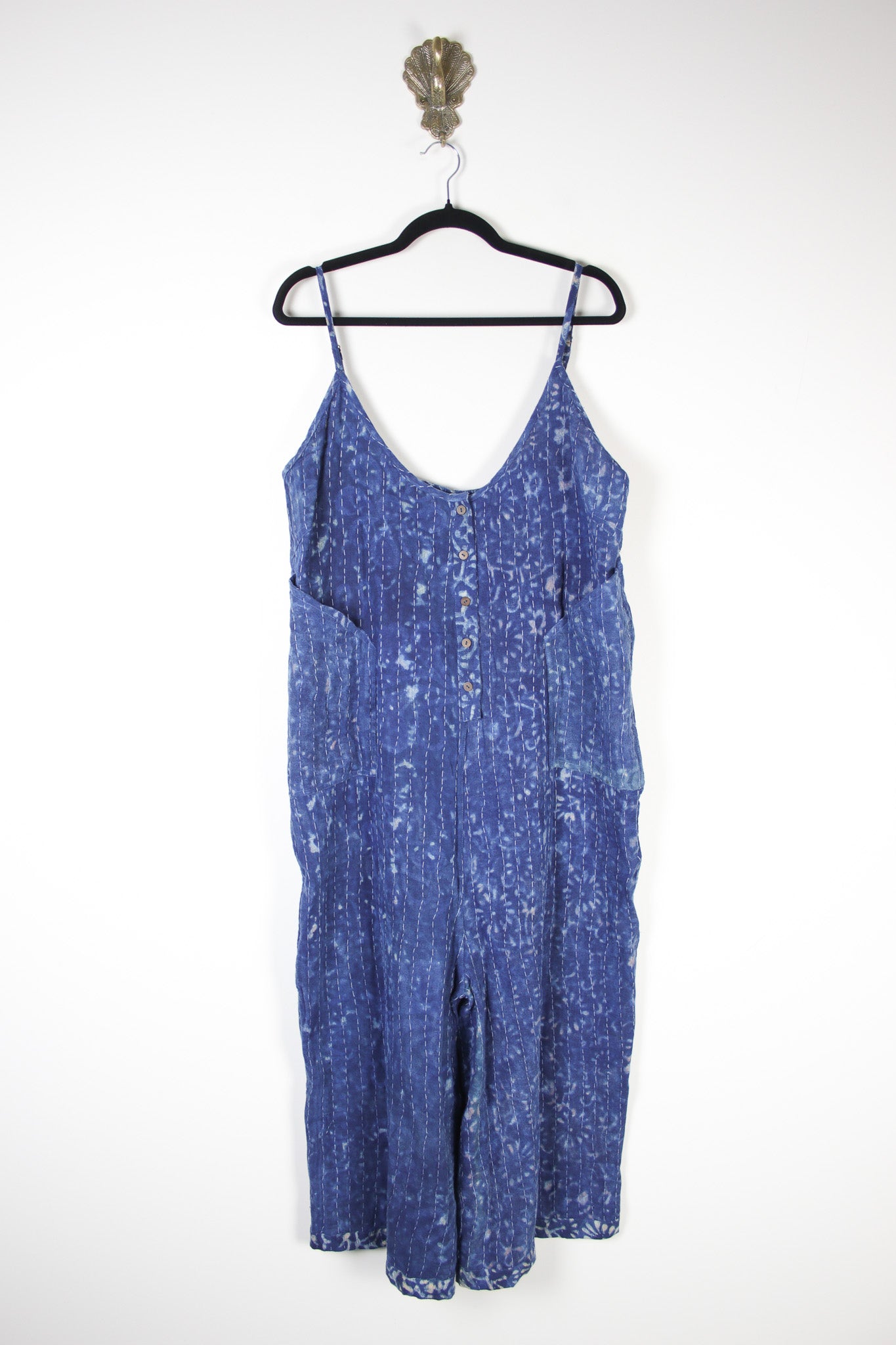 Stonewash Kantha Jumpsuit - Flora FloraStonewashKanthaJumpsuitRenewVintage2 Renew Bohemian Pty Ltd