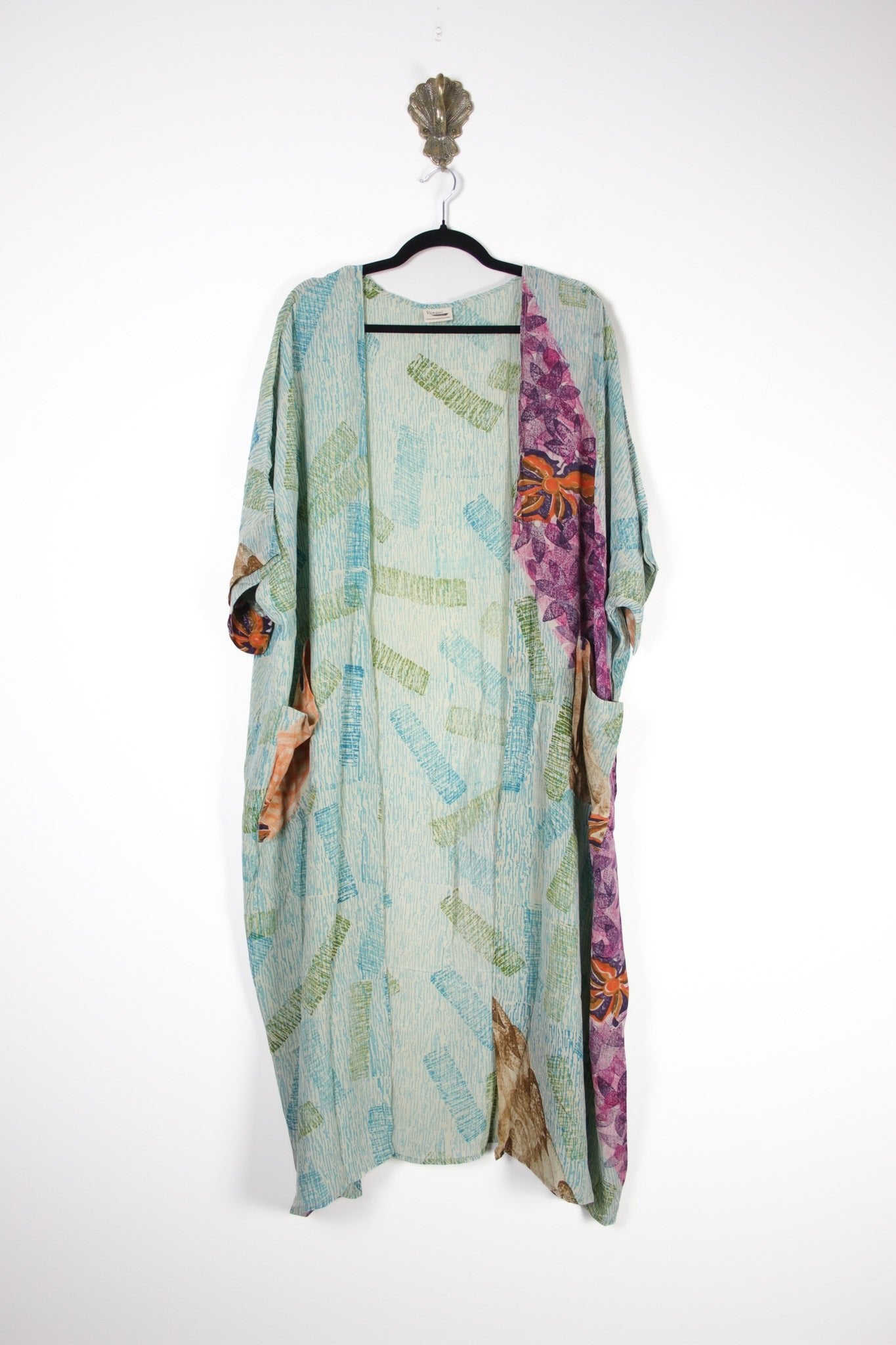 Silk Flow Robe (18467) FlowRobeRenewBohemian184671 Renew Bohemian Pty Ltd