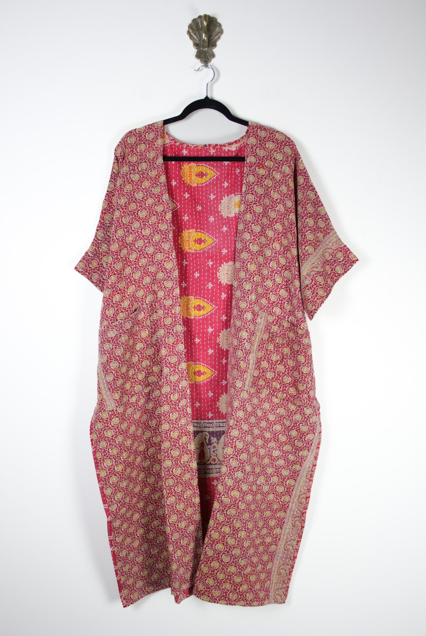 Kantha Flow Robe (20368) FlowRobeRenewBohemian203681 Renew Bohemian Pty Ltd