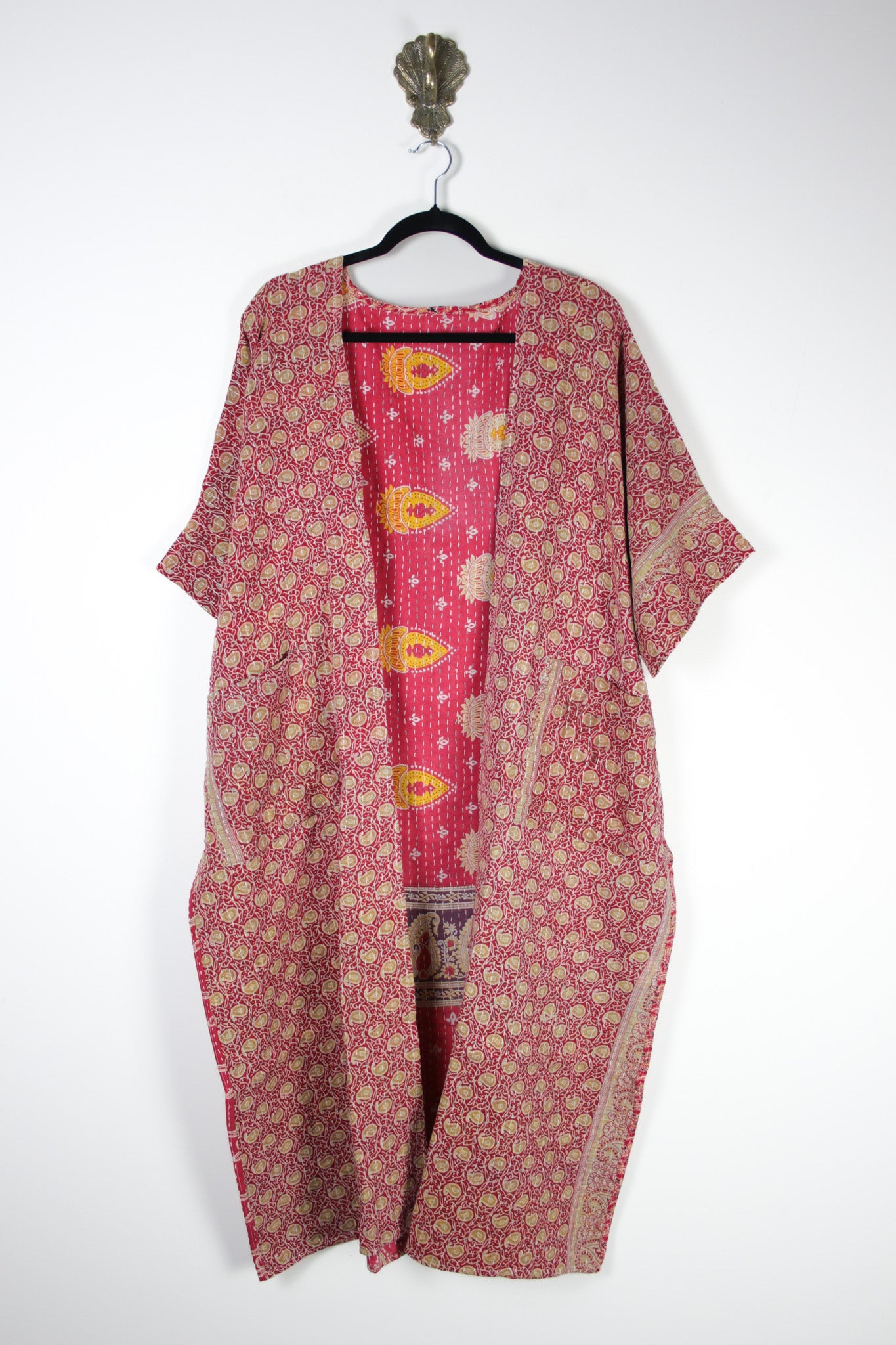 Kantha Flow Robe (20368) FlowRobeRenewBohemian203681 Renew Bohemian Pty Ltd