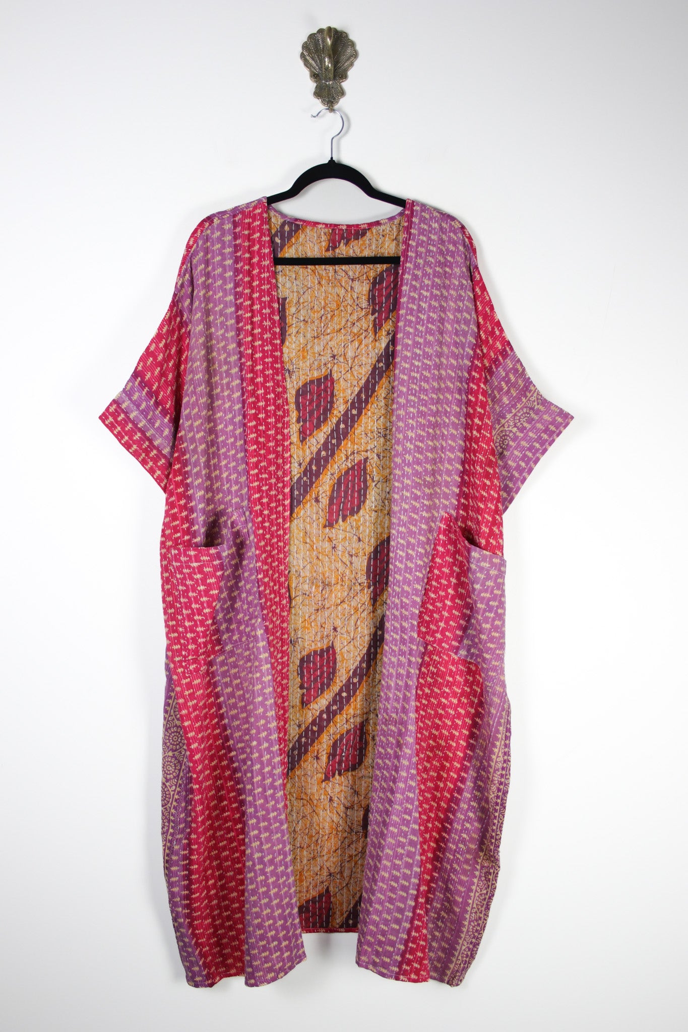 Kantha Flow Robe (20416) FlowRobeRenewBohemian204161 Renew Bohemian Pty Ltd