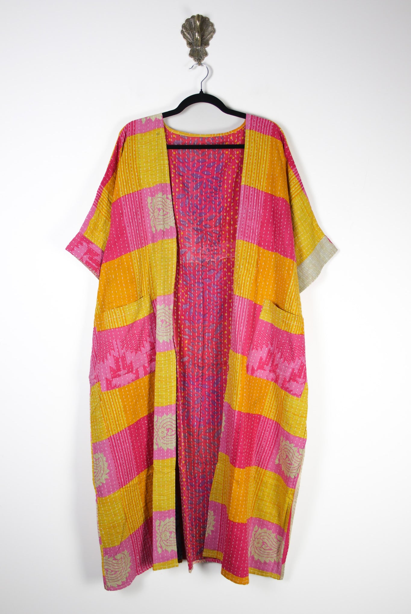Kantha Flow Robe (20436) FlowRobeRenewBohemian204361 Renew Bohemian Pty Ltd