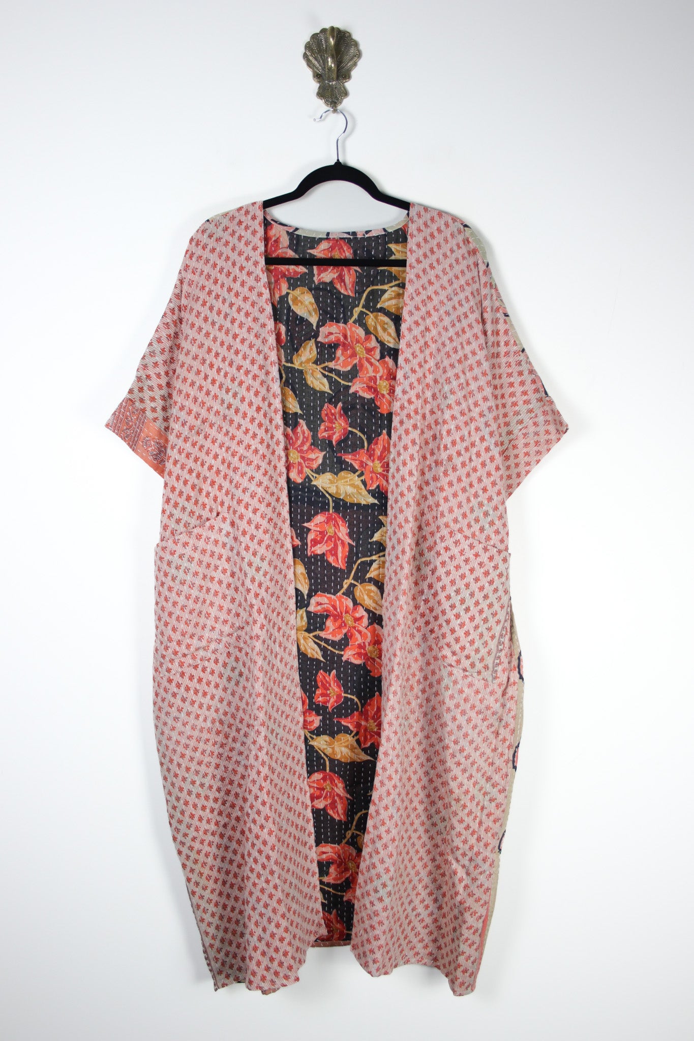 Kantha Flow Robe (20456) FlowRobeRenewBohemian204561 Renew Bohemian Pty Ltd