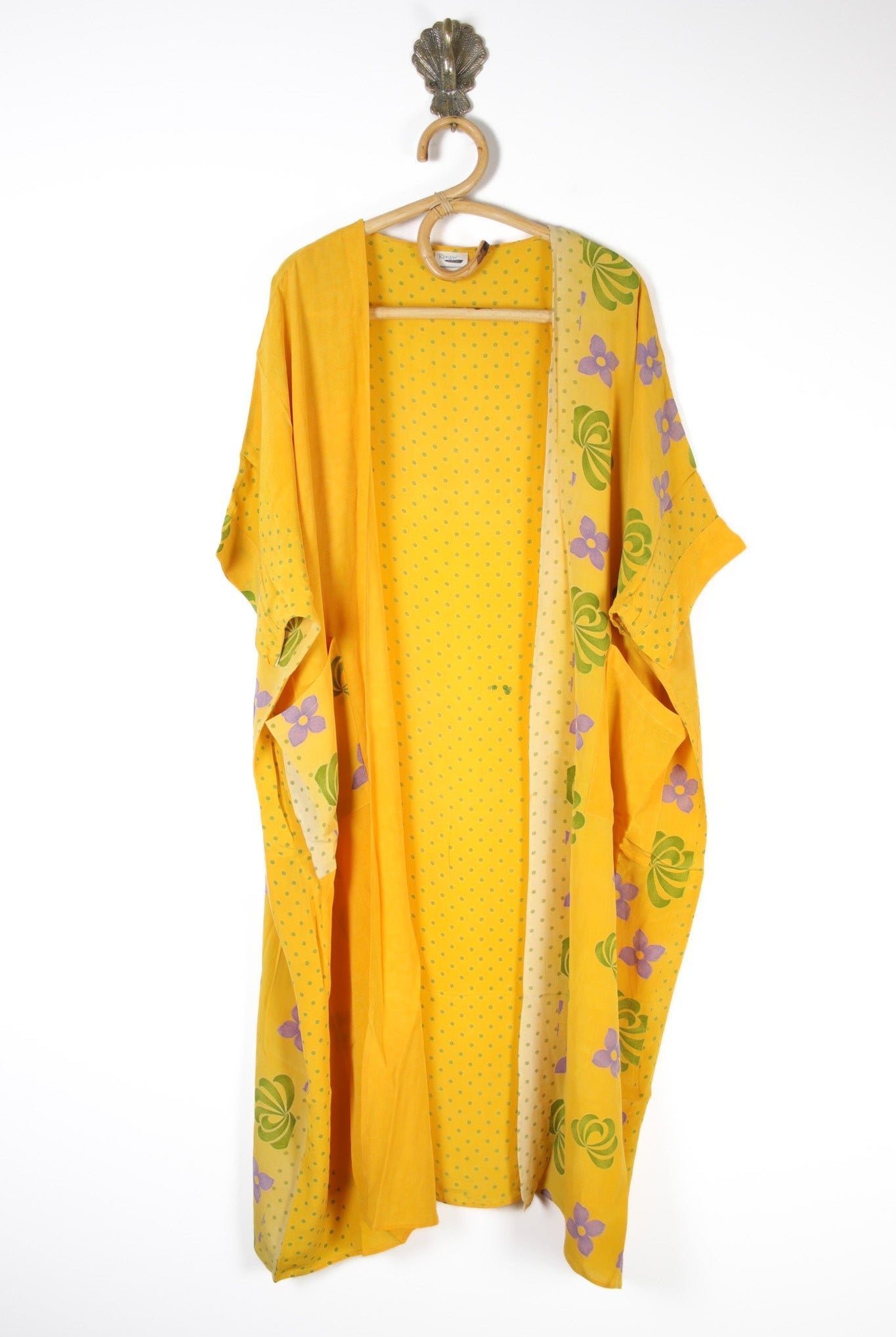 Silk Flow Robe (13345) FlowRobeRenewVintage133451 Renew Bohemian Pty Ltd