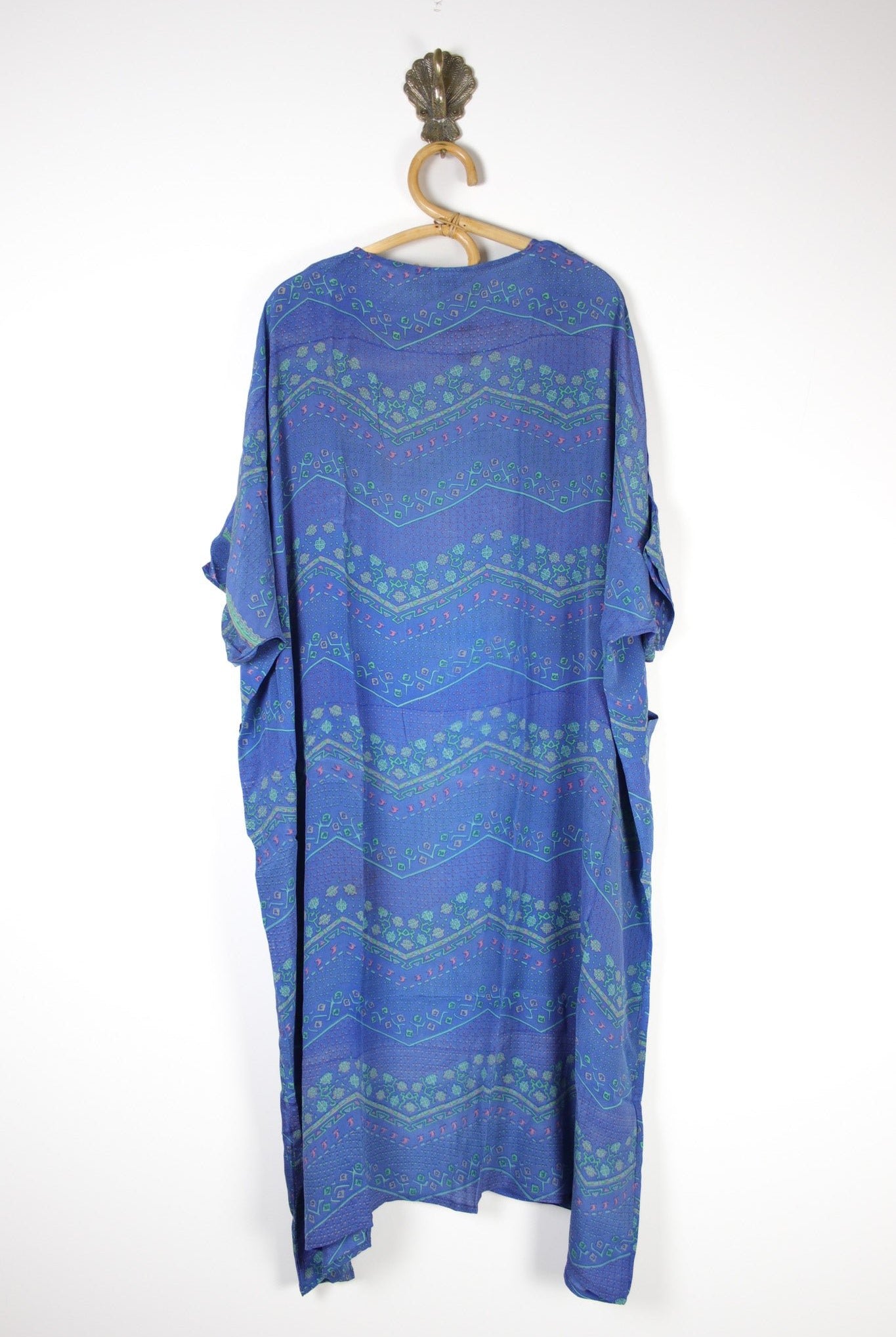 Silk Flow Robe (15076) FlowRobeRenewVintage150762 Renew Bohemian Pty Ltd