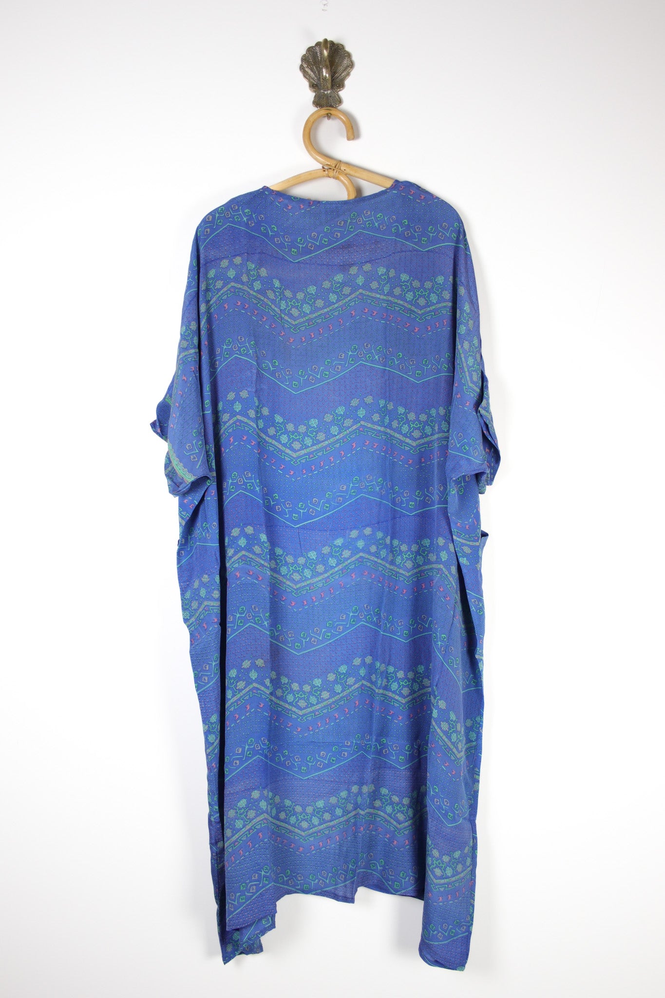 Silk Flow Robe (15076) FlowRobeRenewVintage150762 Renew Bohemian Pty Ltd