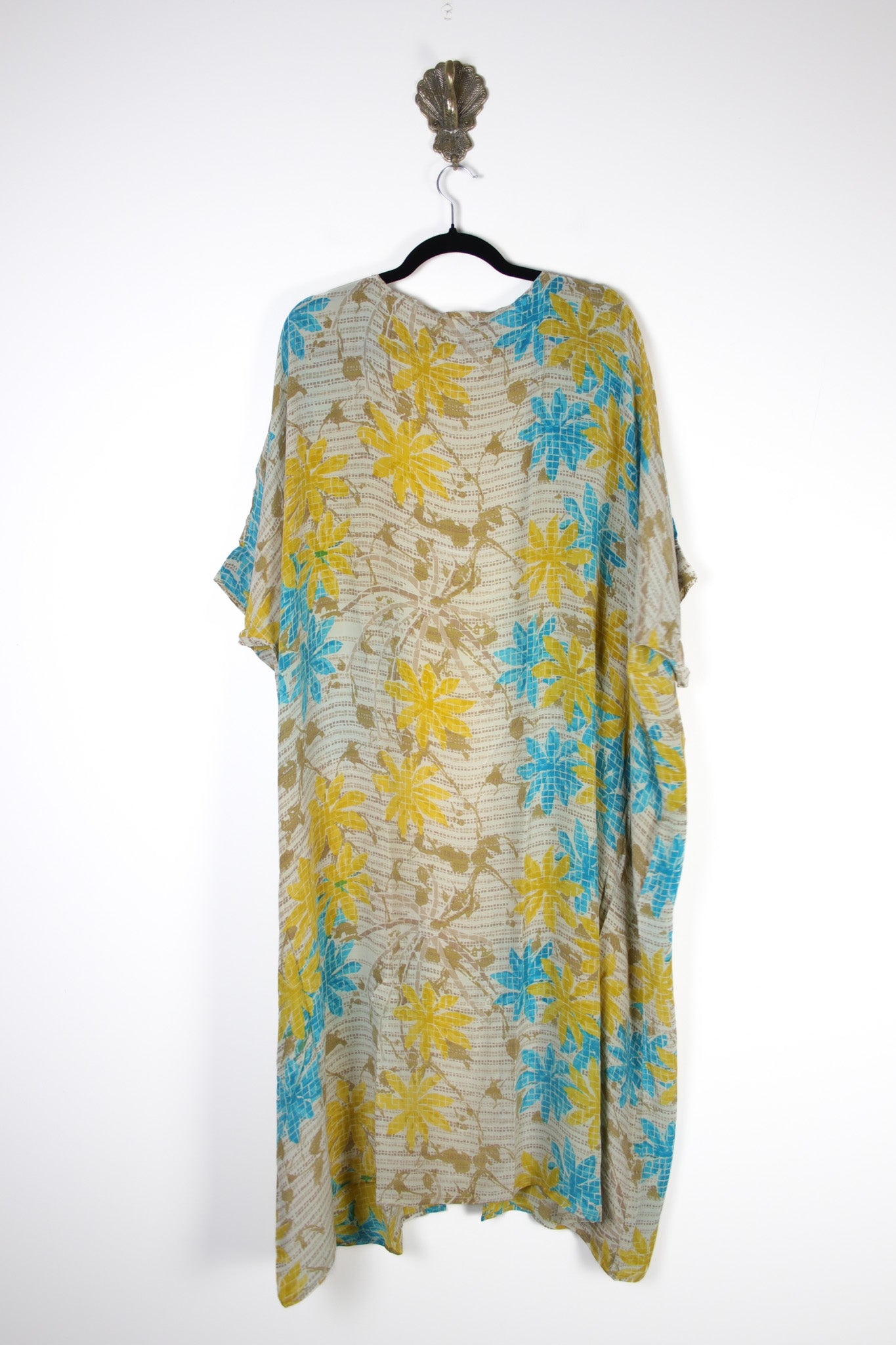 Silk Flow Robe (16168) FlowRobeRenewVintage161682 Renew Bohemian Pty Ltd