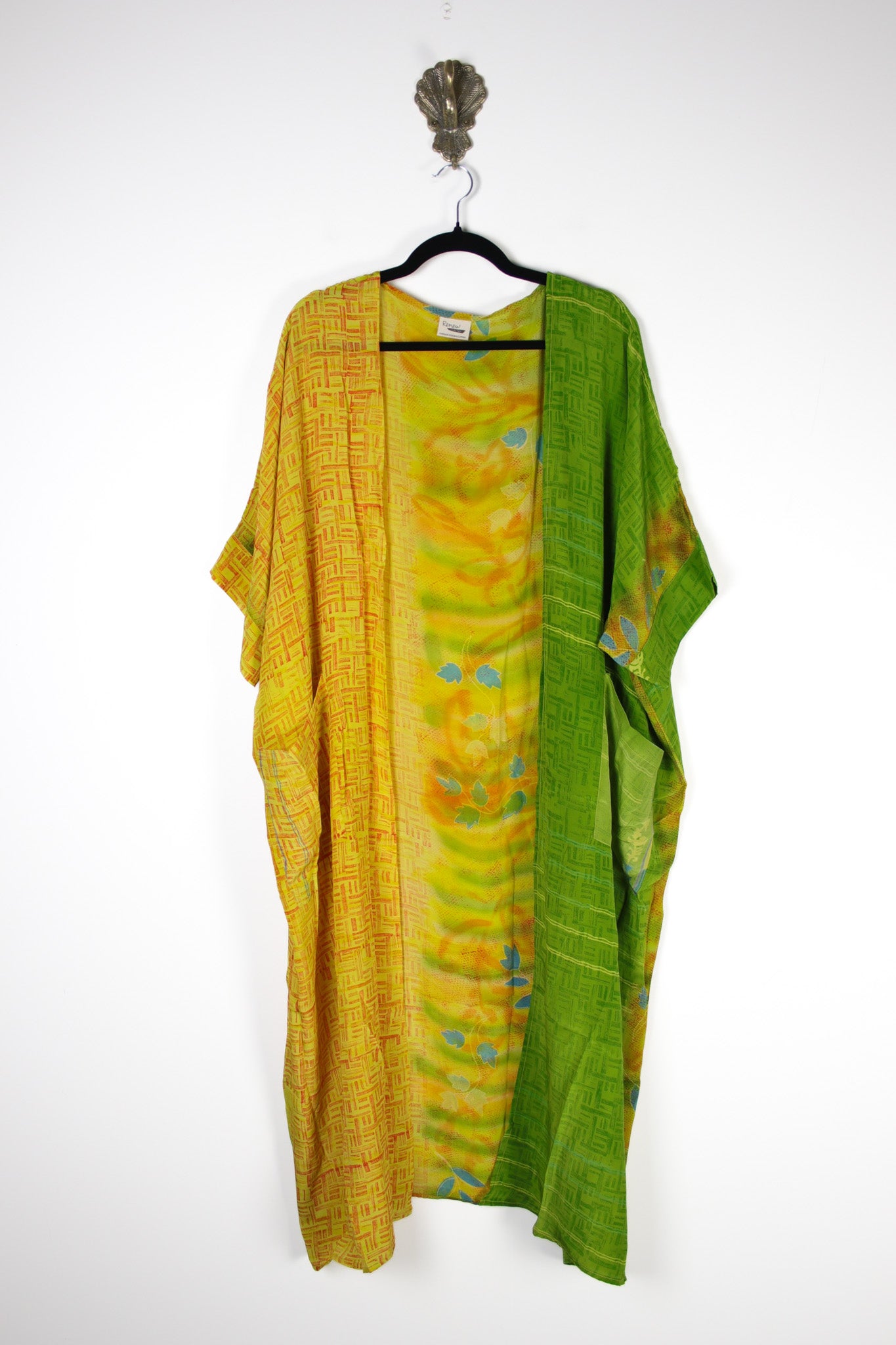 Silk Flow Robe (16180) FlowRobeRenewVintage161801 Renew Bohemian Pty Ltd