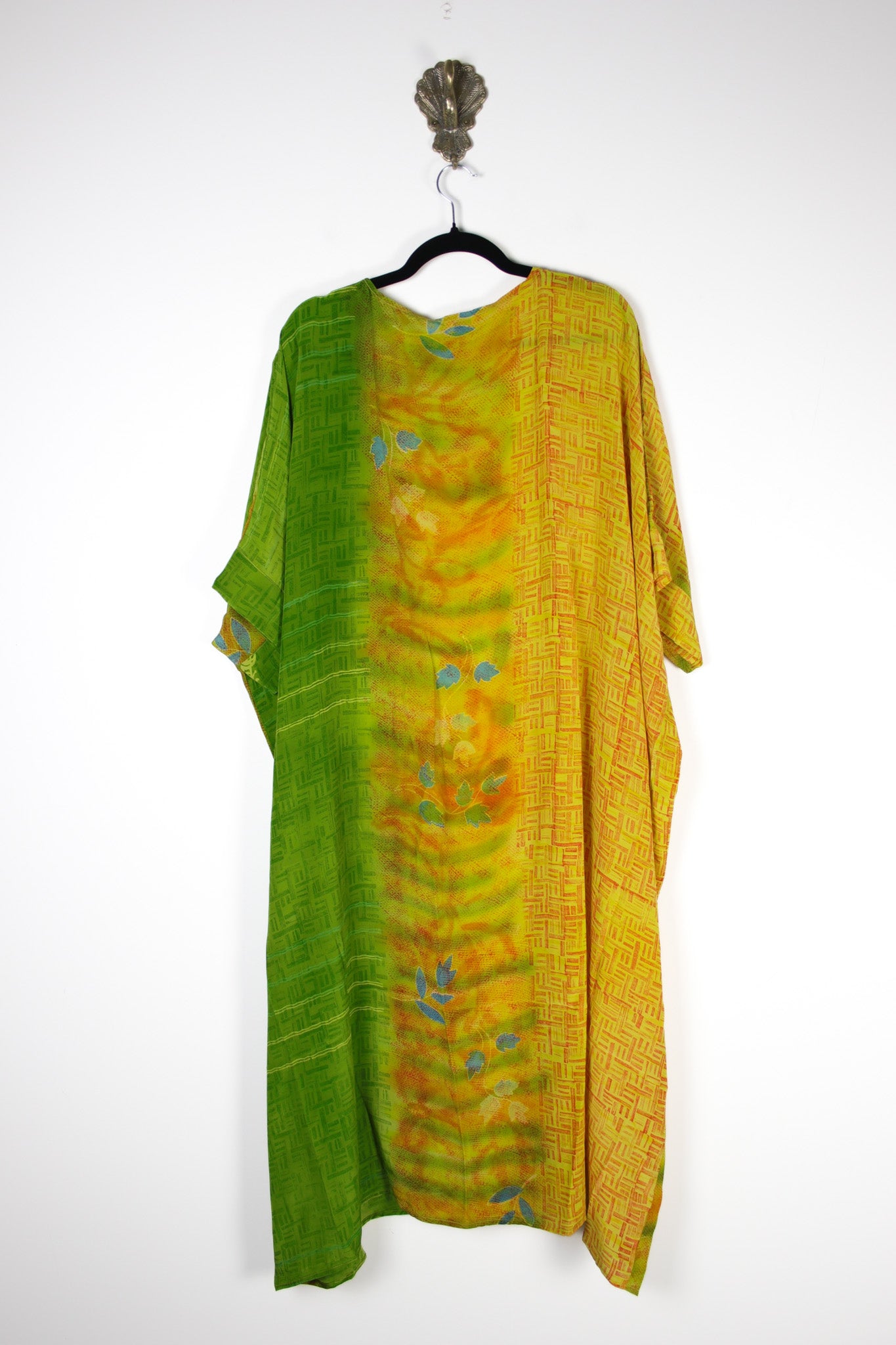 Silk Flow Robe (16180) FlowRobeRenewVintage161802 Renew Bohemian Pty Ltd