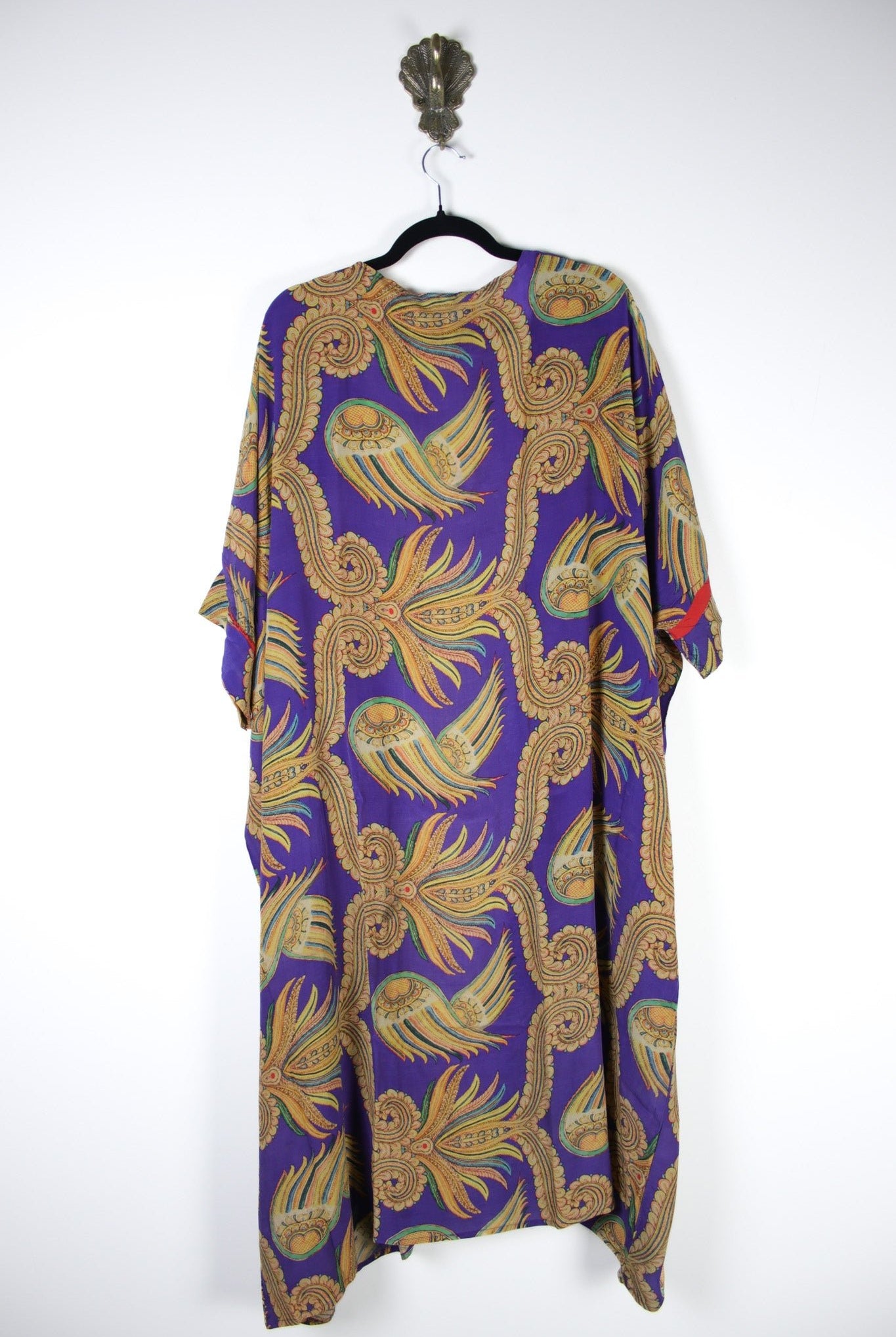 Silk Flow Robe (16618) FlowRobeRenewVintage166182 Renew Bohemian Pty Ltd