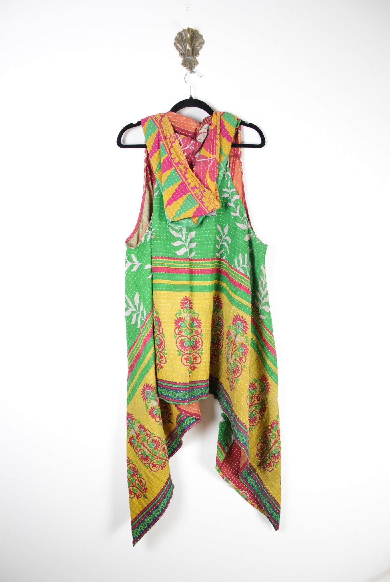 Gemini Hooded Vest (18111) GeminiVestRenewVintage181112 Renew Bohemian Pty Ltd