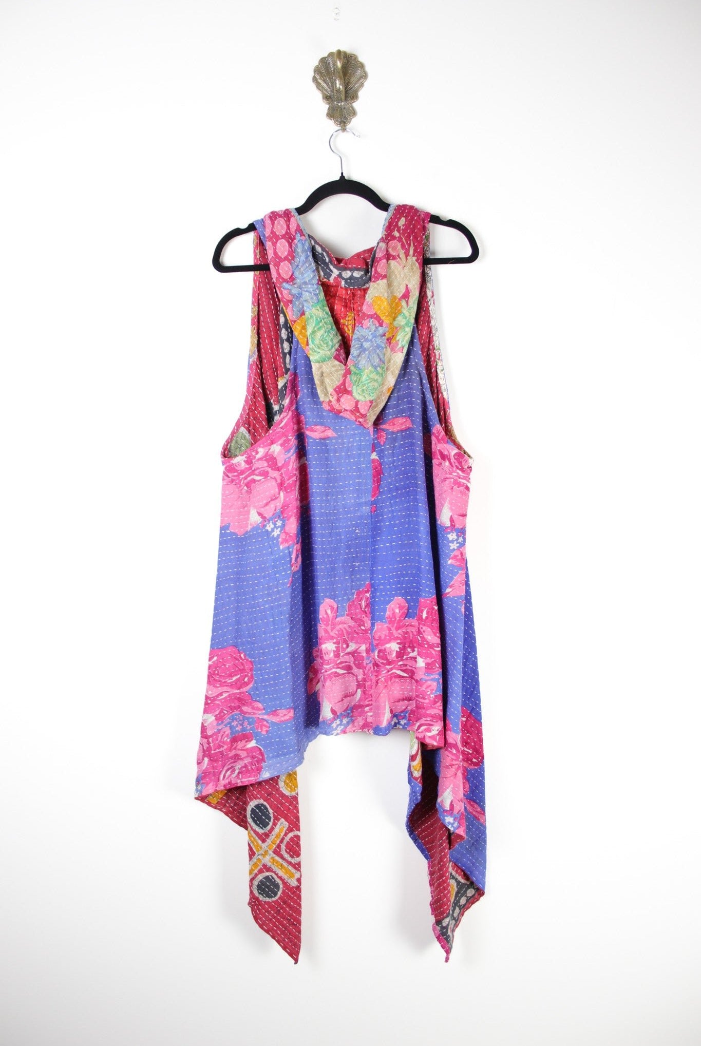Gemini Hooded Vest (18114) GeminiVestRenewVintage181142 Renew Bohemian Pty Ltd