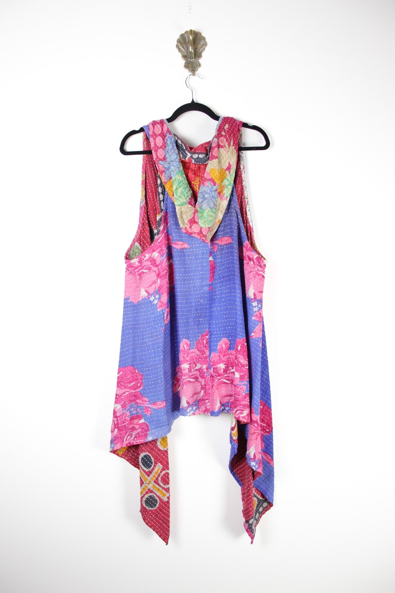 Gemini Hooded Vest (18114) GeminiVestRenewVintage181142 Renew Bohemian Pty Ltd