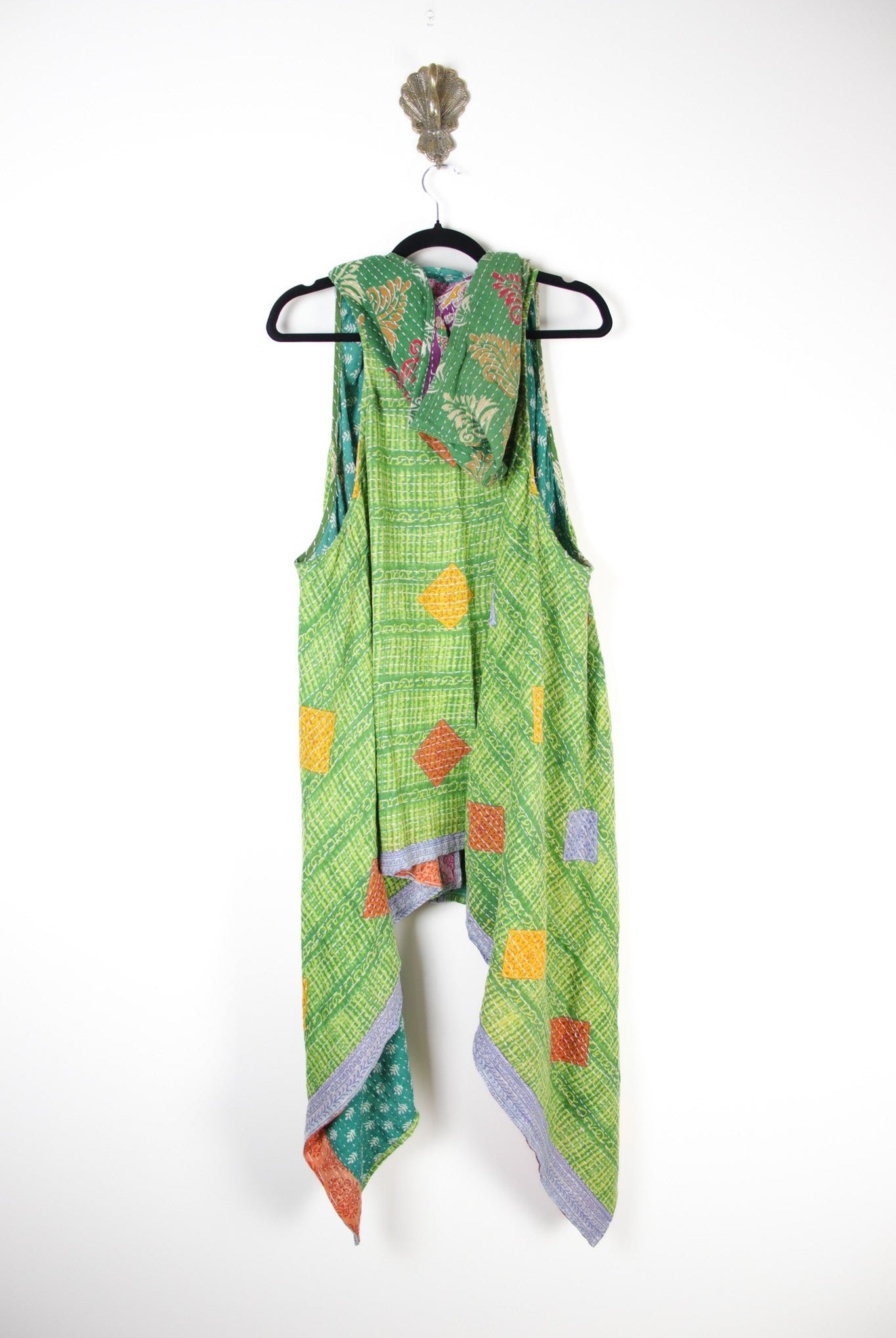 Gemini Hooded Vest (18124) GeminiVestRenewVintage181242 Renew Bohemian Pty Ltd