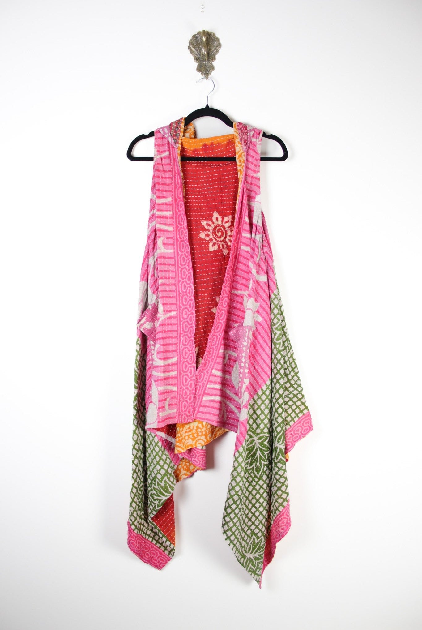 Gemini Hooded Vest (18128) GeminiVestRenewVintage181281 Renew Bohemian Pty Ltd