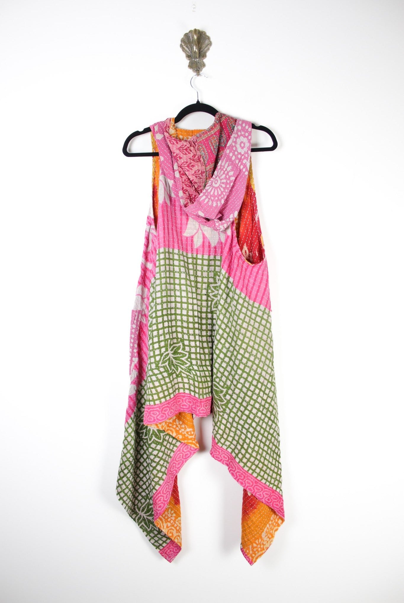Gemini Hooded Vest (18128) GeminiVestRenewVintage181283 Renew Bohemian Pty Ltd