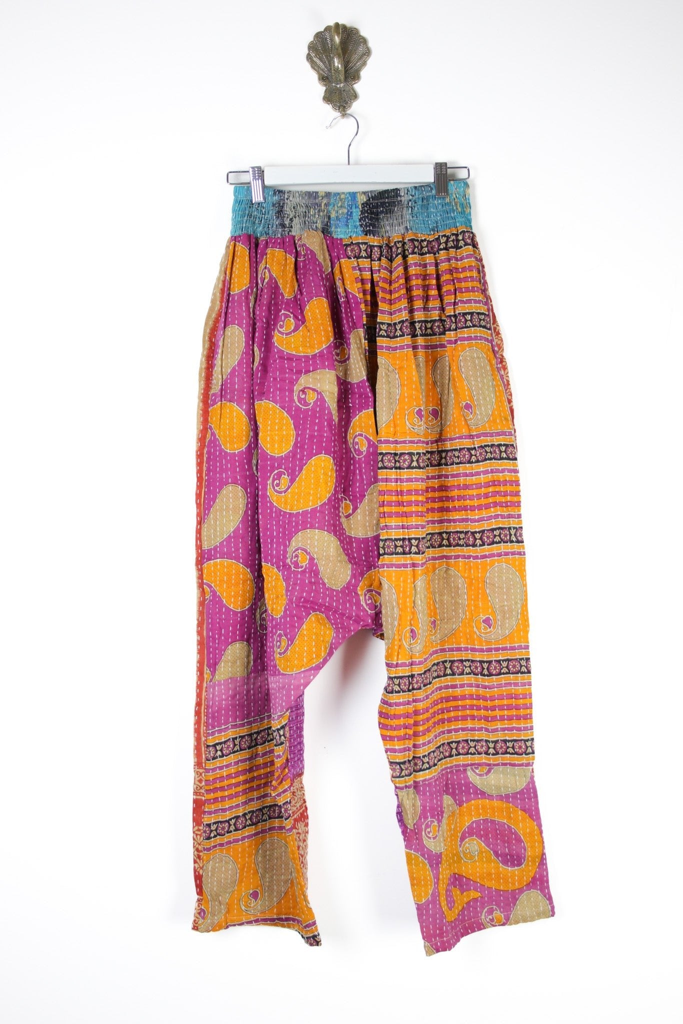 Kantha Harem Pants L/XL (14091) HaremPantsL_XLRenewVintage140911 Renew Bohemian Pty Ltd