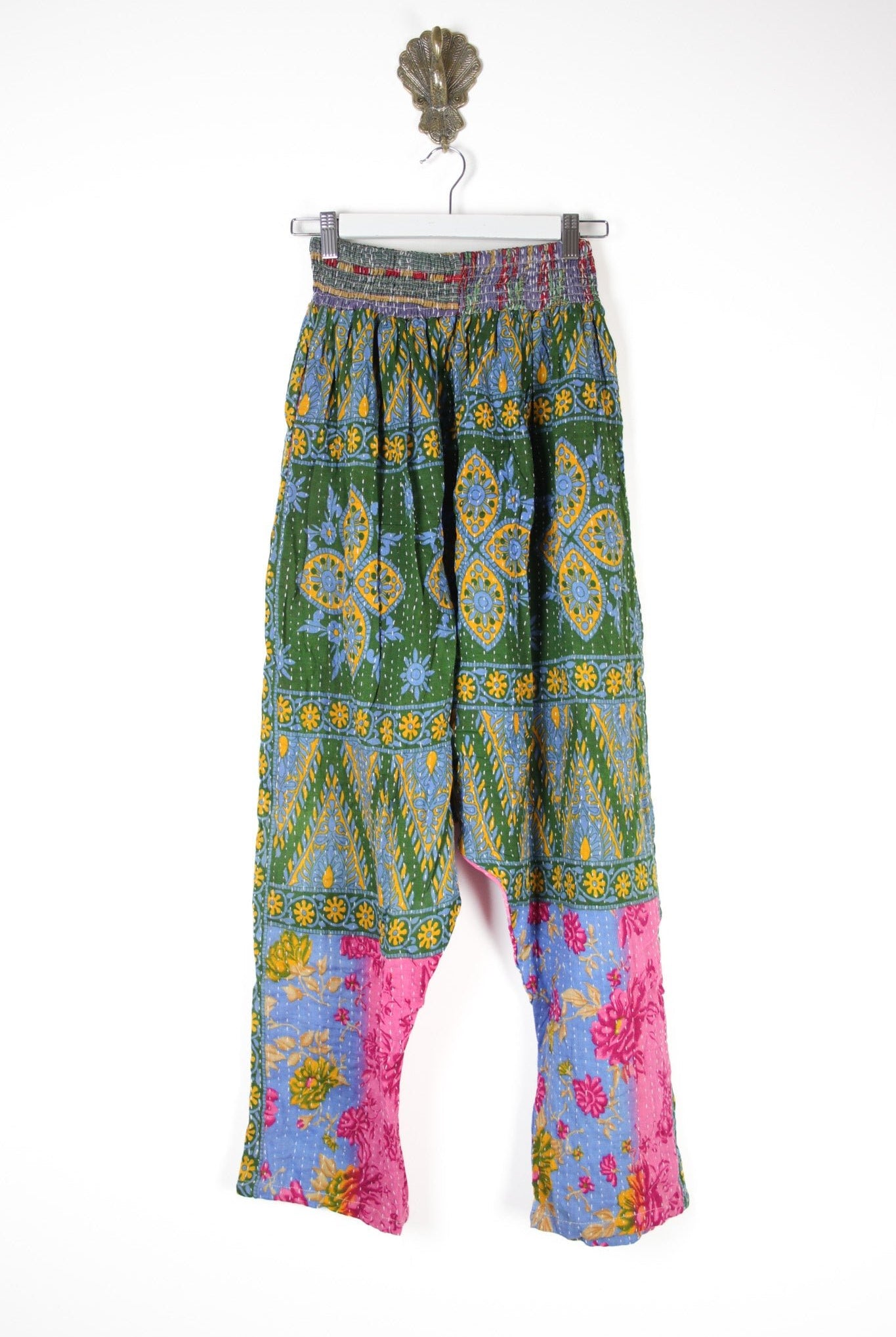 Kantha Harem Pants S/M (14062) HaremPantsS_MRenewVintage140621 Renew Bohemian Pty Ltd