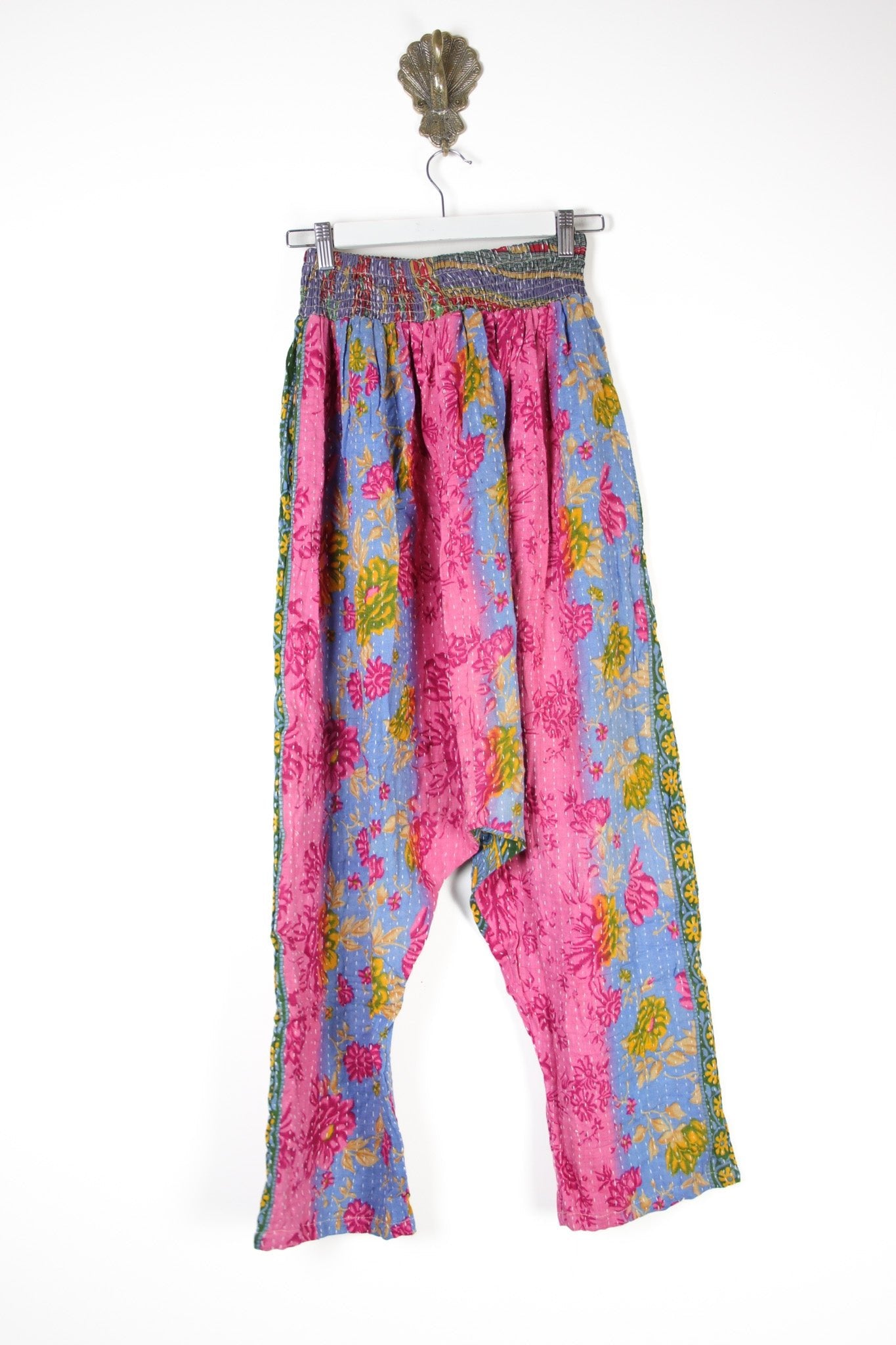 Kantha Harem Pants S/M (14062) HaremPantsS_MRenewVintage140622 Renew Bohemian Pty Ltd