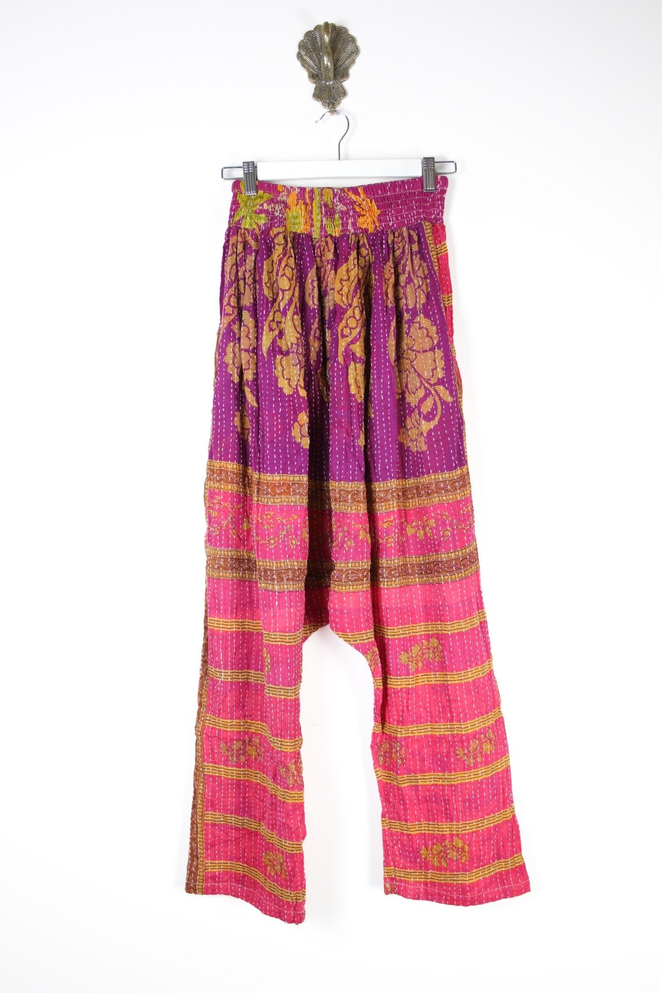 Kantha Harem Pants S/M (14081) HaremPantsS_MRenewVintage140811 Renew Bohemian Pty Ltd