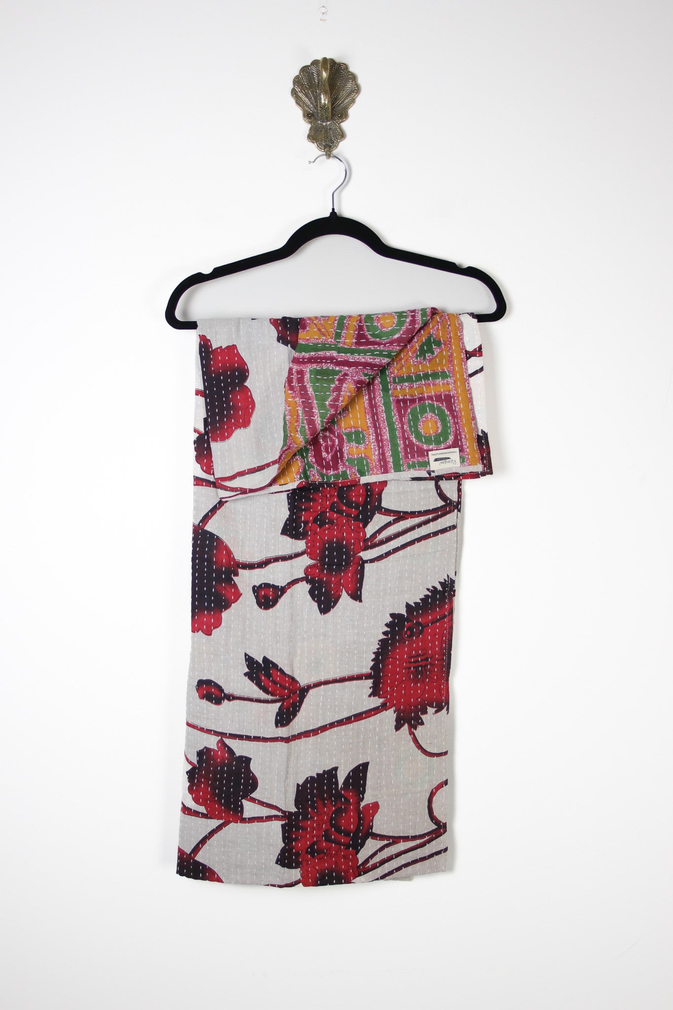 Chunky Kantha Scarf (18328) IMG_4262 Renew Vintage