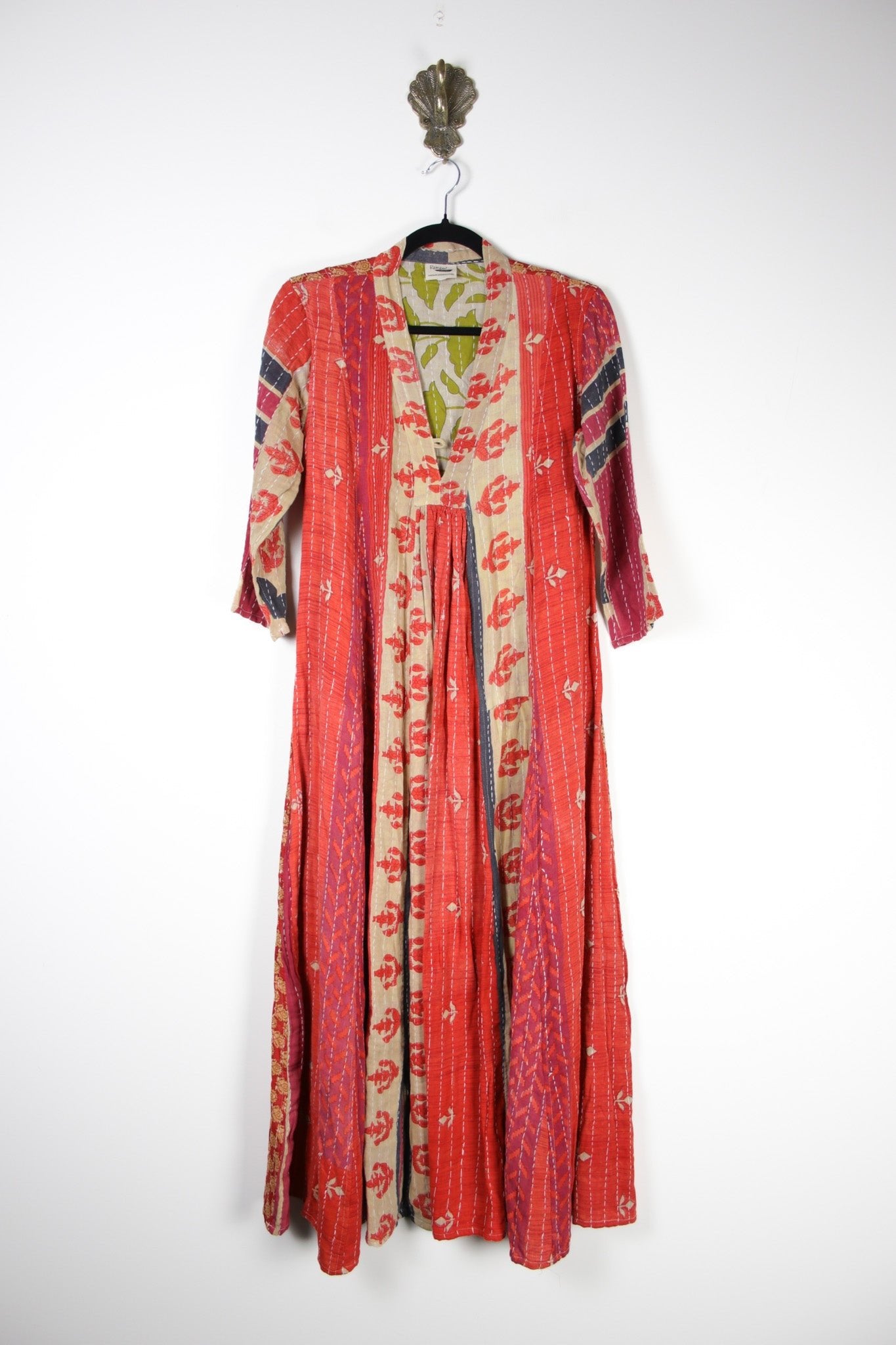 Selene Kantha Dress XS (18474) IMG_4759 Renew Bohemian Pty Ltd