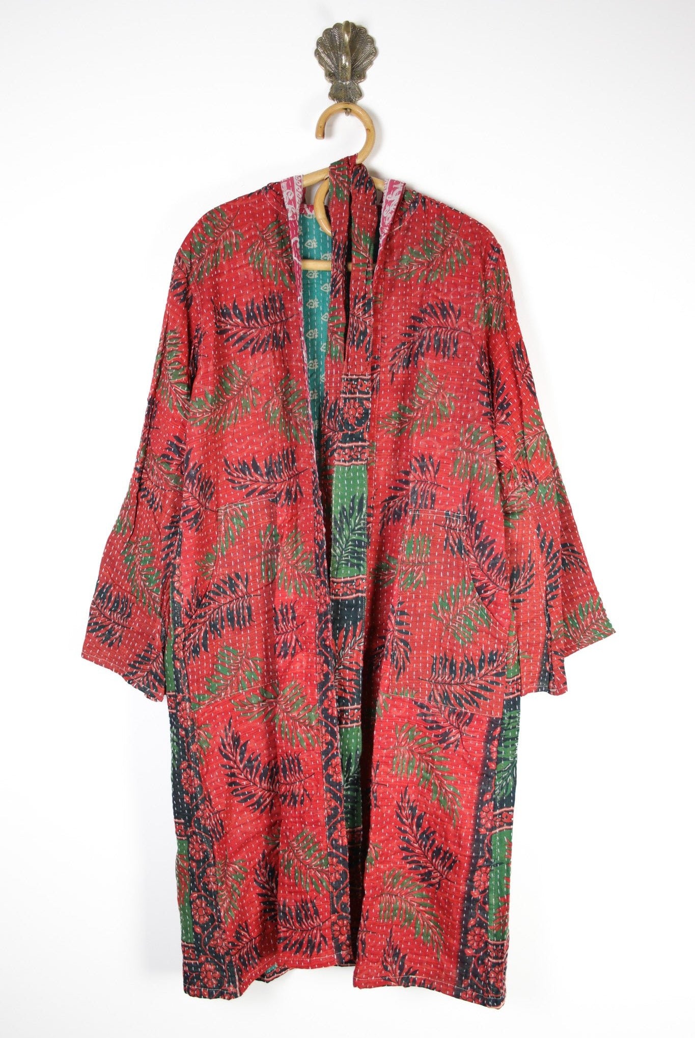 Indira Kantha Robe L (13886) IndiraRobeLRenewVintage138861 Renew Bohemian Pty Ltd
