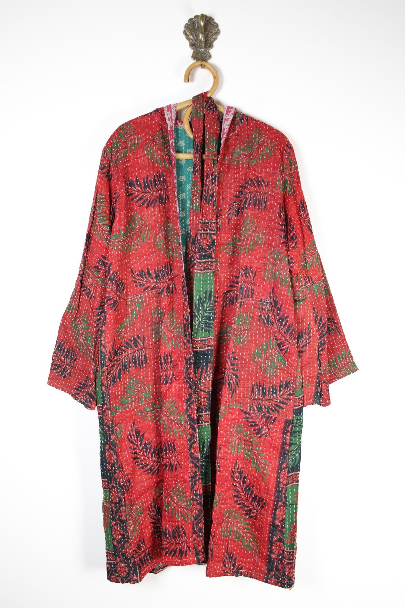 Indira Kantha Robe L (13886) IndiraRobeLRenewVintage138861 Renew Bohemian Pty Ltd