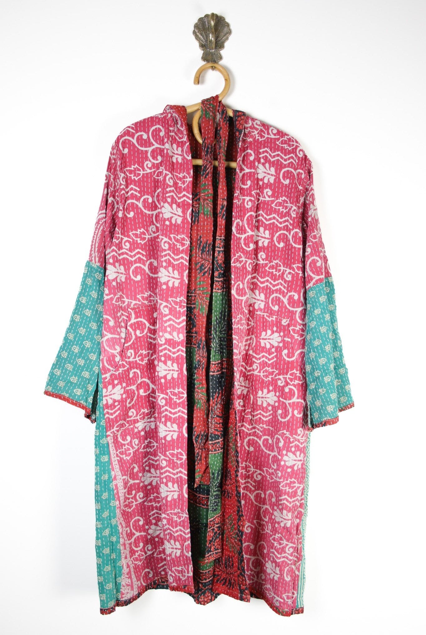 Indira Kantha Robe L (13886) IndiraRobeLRenewVintage138863 Renew Bohemian Pty Ltd