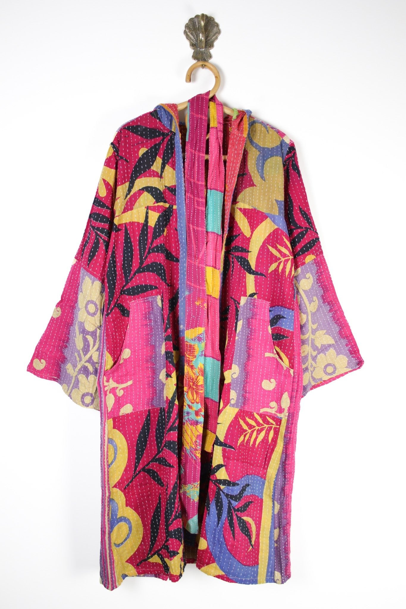 Indira Kantha Robe L (13879) InidraRobeLRenewVintage138791 Renew Bohemian Pty Ltd