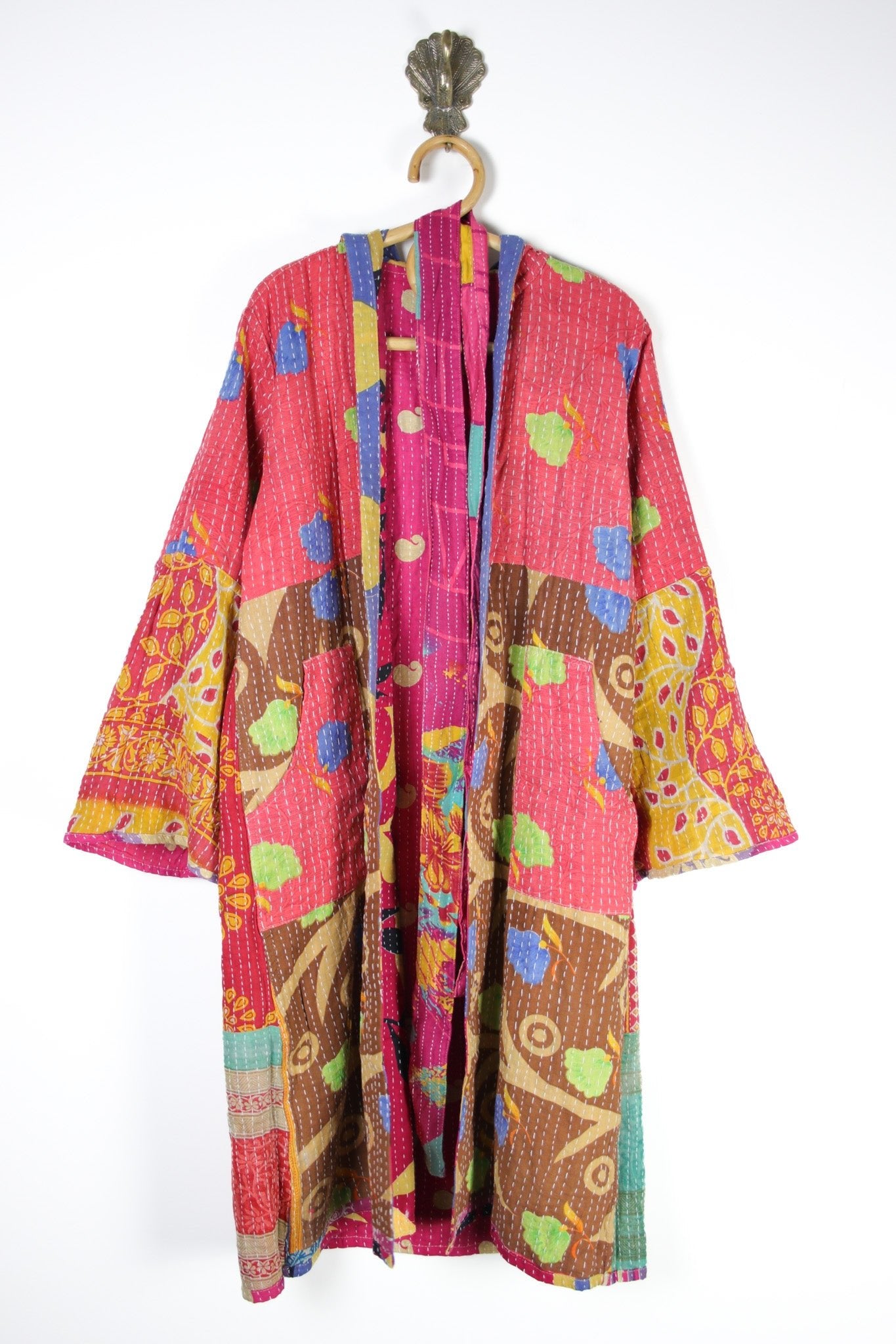 Indira Kantha Robe L (13879) InidraRobeLRenewVintage138793 Renew Bohemian Pty Ltd