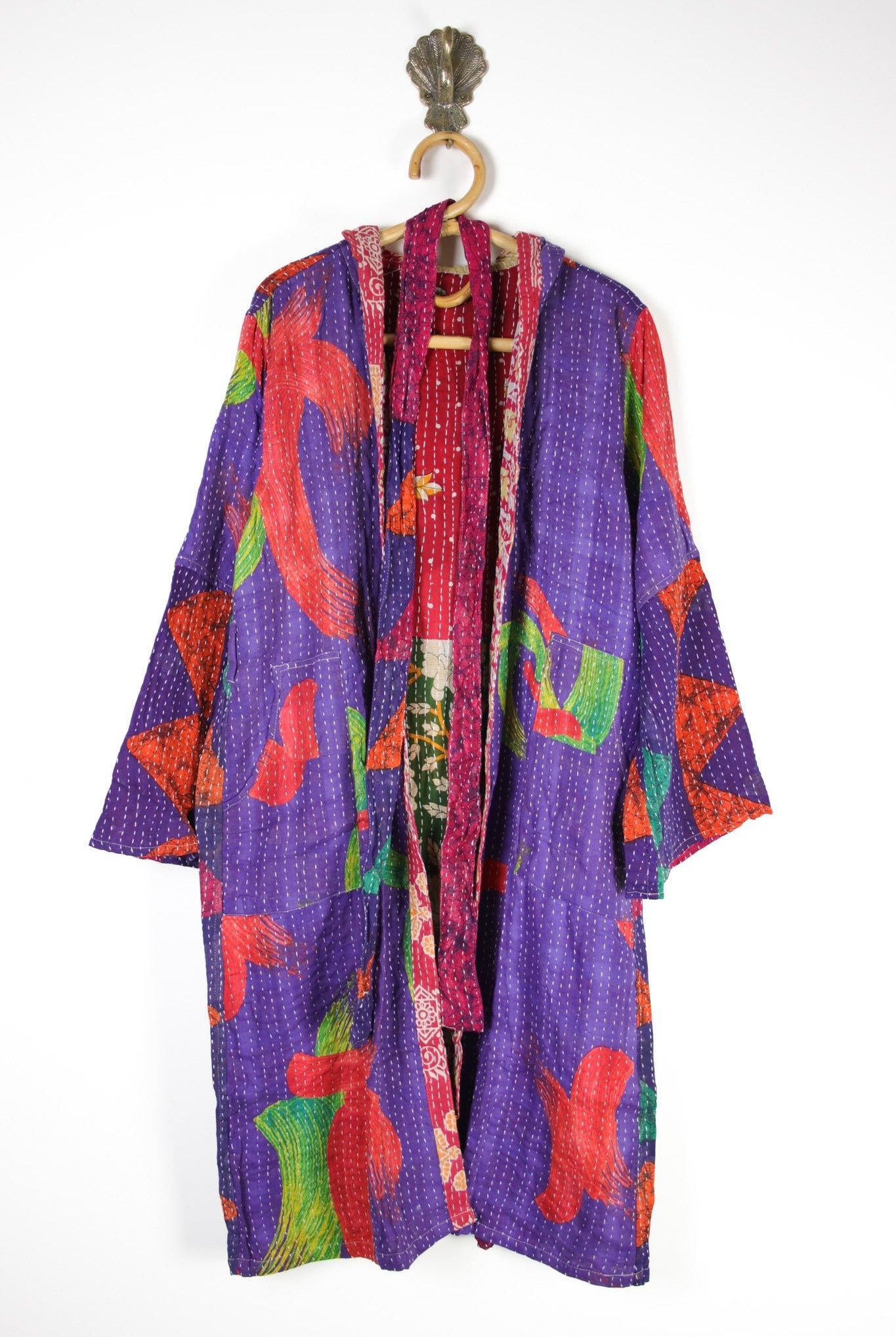 Indira Kantha Robe XL (13863) InidraRobeXLRenewVintage138631 Renew Bohemian Pty Ltd