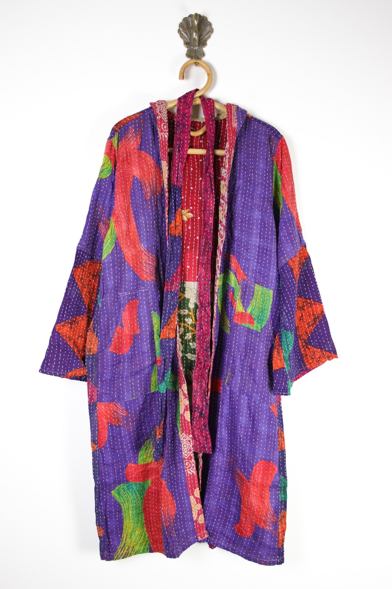 Indira Kantha Robe XL (13863) InidraRobeXLRenewVintage138631 Renew Bohemian Pty Ltd