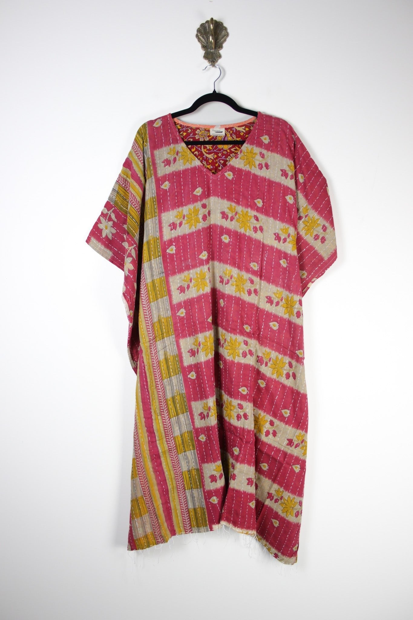 Kantha Ishka Kaftan (18370) IshkaKaftanRenewBohemian183701 Renew Bohemian Pty Ltd