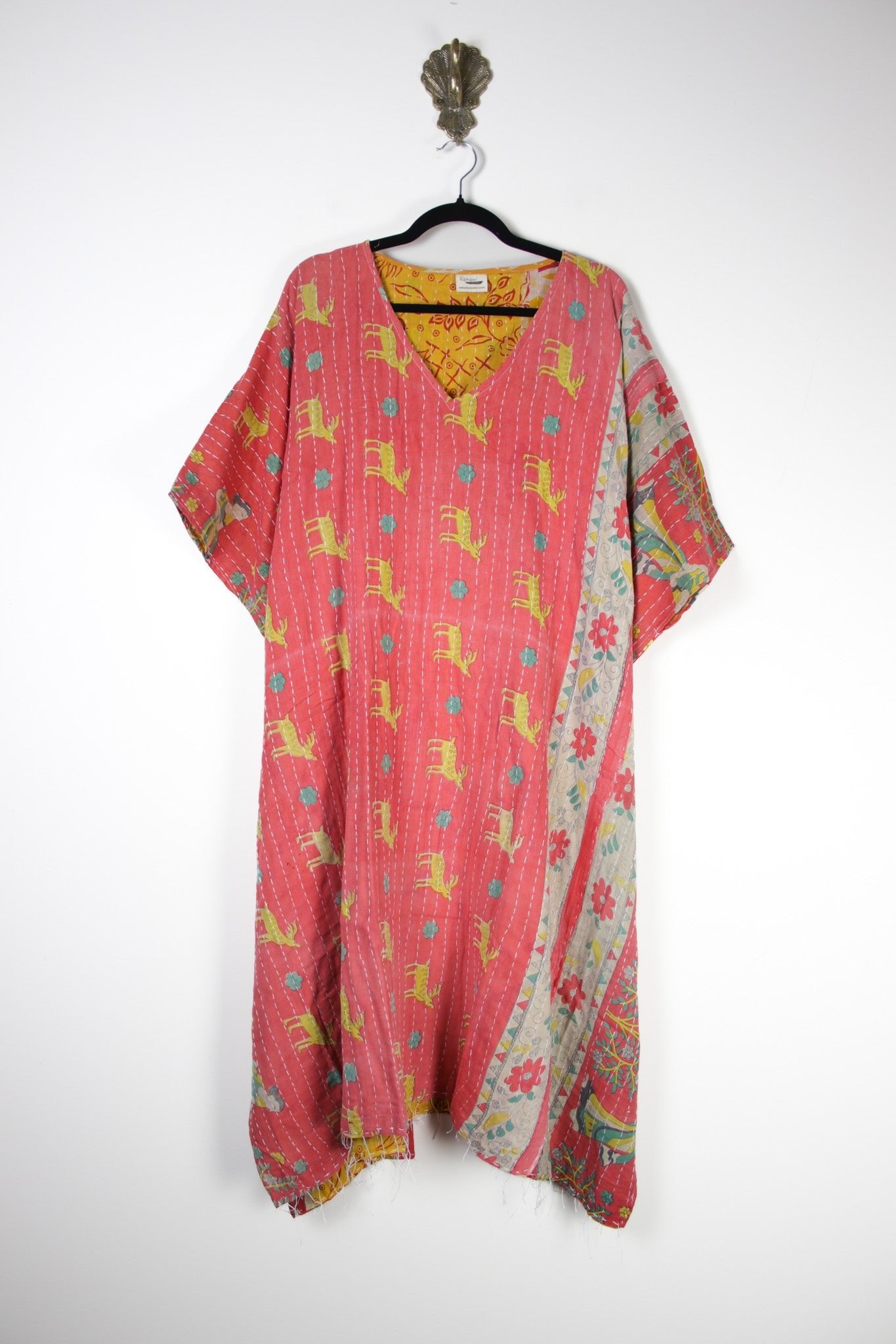 Kantha Ishka Kaftan (18373) IshkaKaftanRenewBohemian183731 Renew Bohemian Pty Ltd