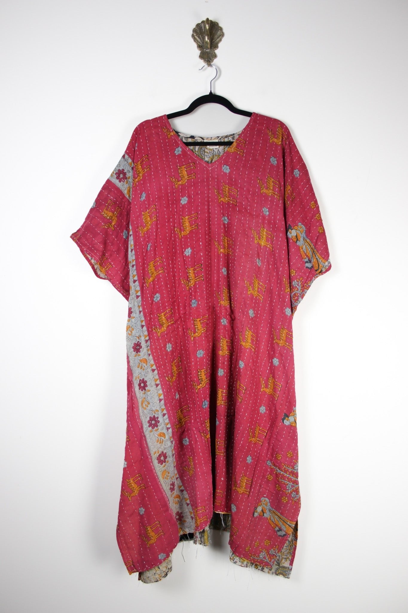 Kantha Ishka Kaftan (18382) IshkaKaftanRenewBohemian183821 Renew Bohemian Pty Ltd
