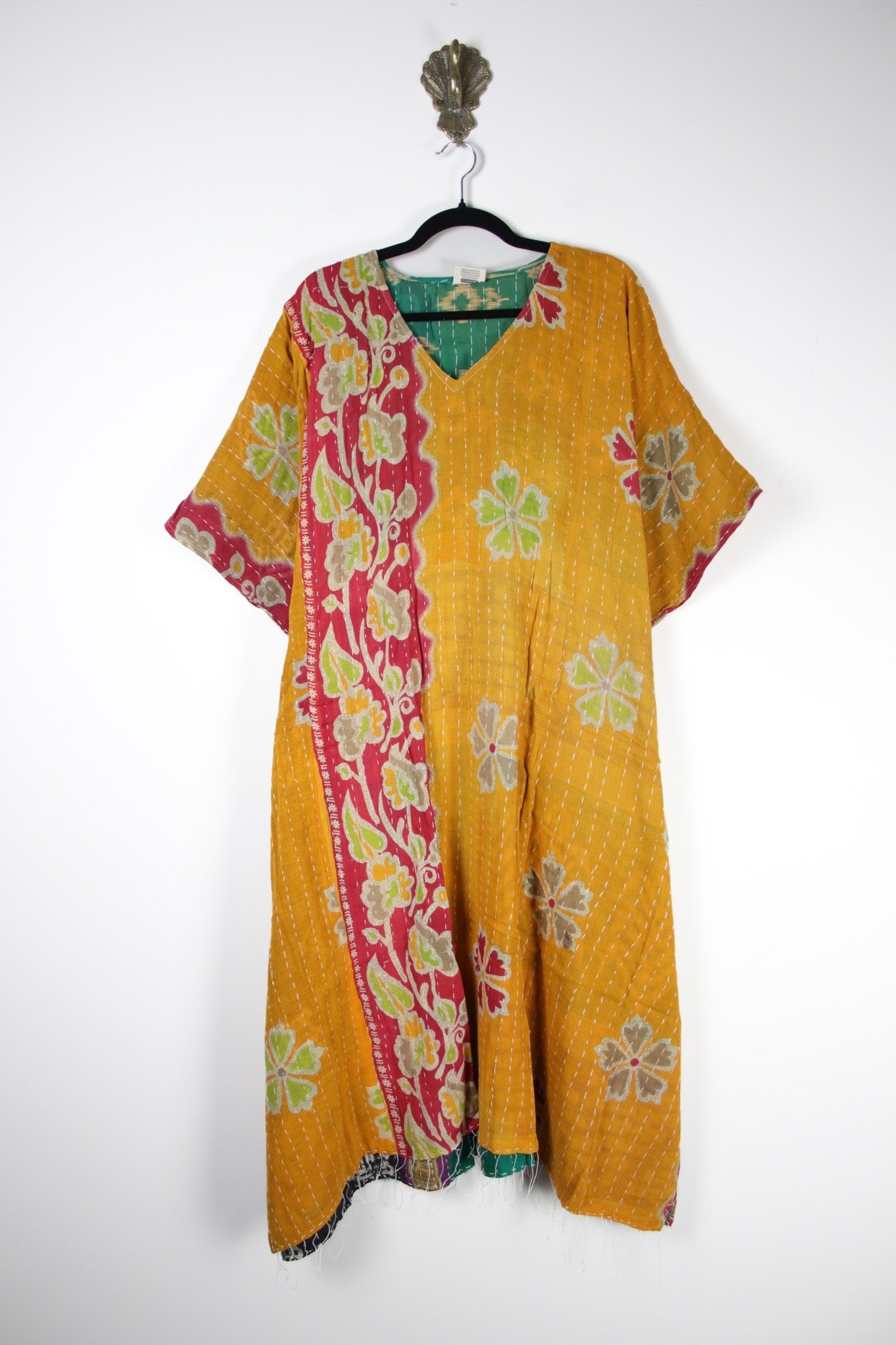 Kantha Ishka Kaftan (18385) IshkaKaftanRenewBohemian183851 Renew Bohemian Pty Ltd
