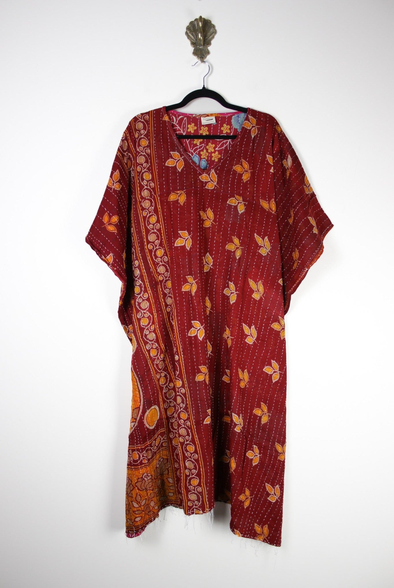 Kantha Ishka Kaftan (18390) IshkaKaftanRenewBohemian183901 Renew Bohemian Pty Ltd