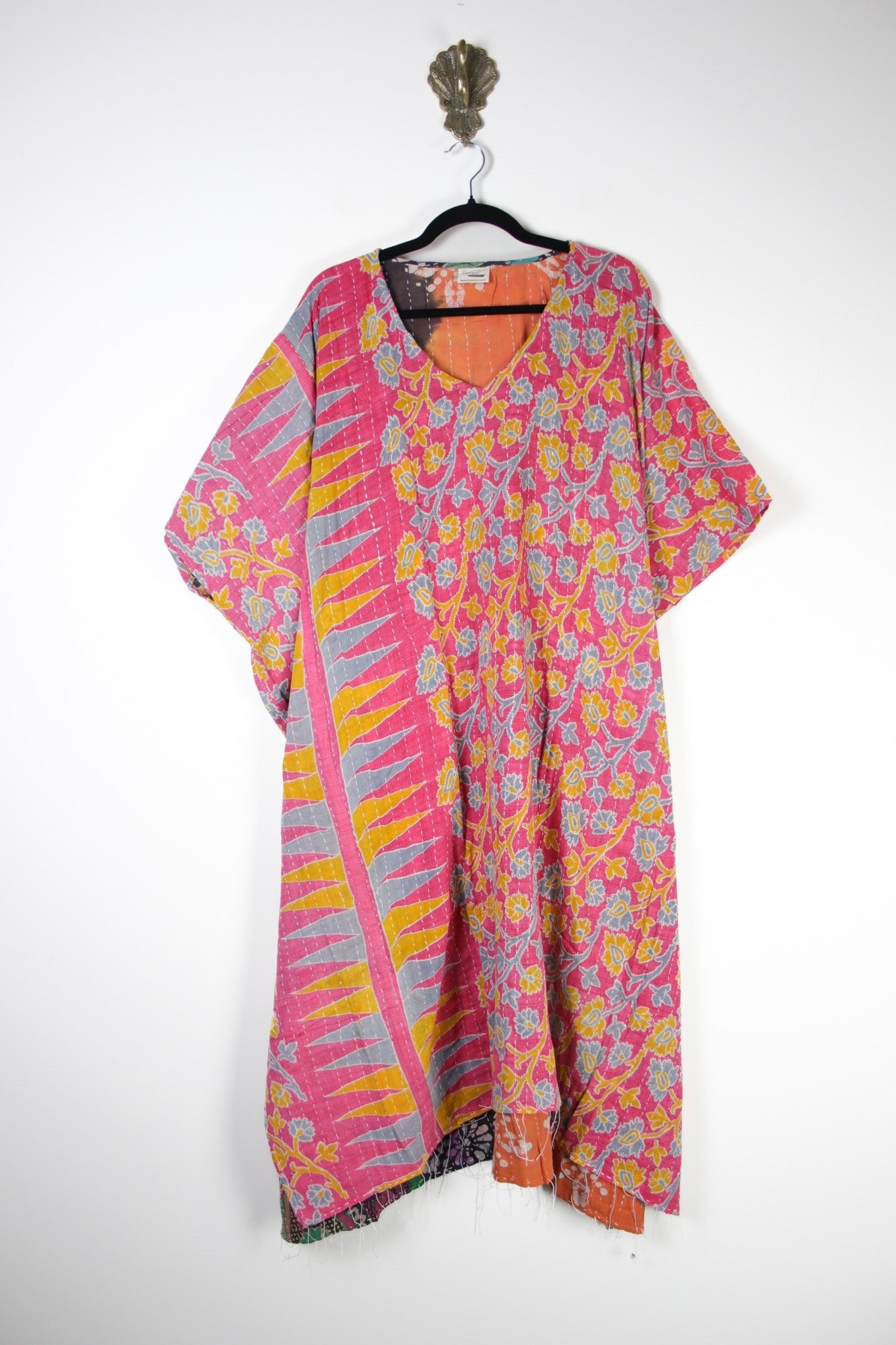 Kantha Ishka Kaftan (18395) IshkaKaftanRenewBohemian183951 Renew Bohemian Pty Ltd