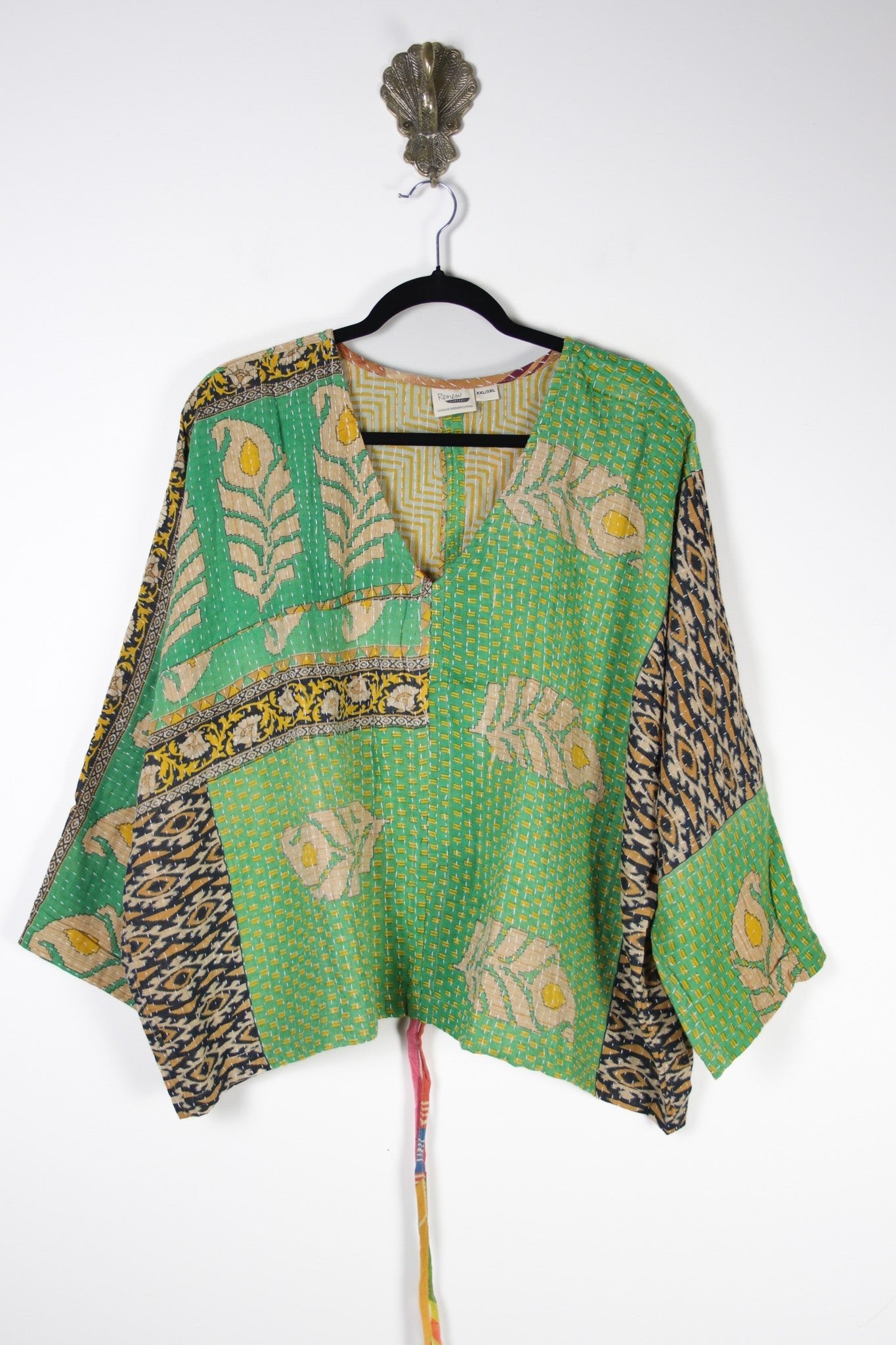 Jovie Kantha Top 2XL (20348) Jovie2XLRenewBohemian203481 Renew Bohemian Pty Ltd