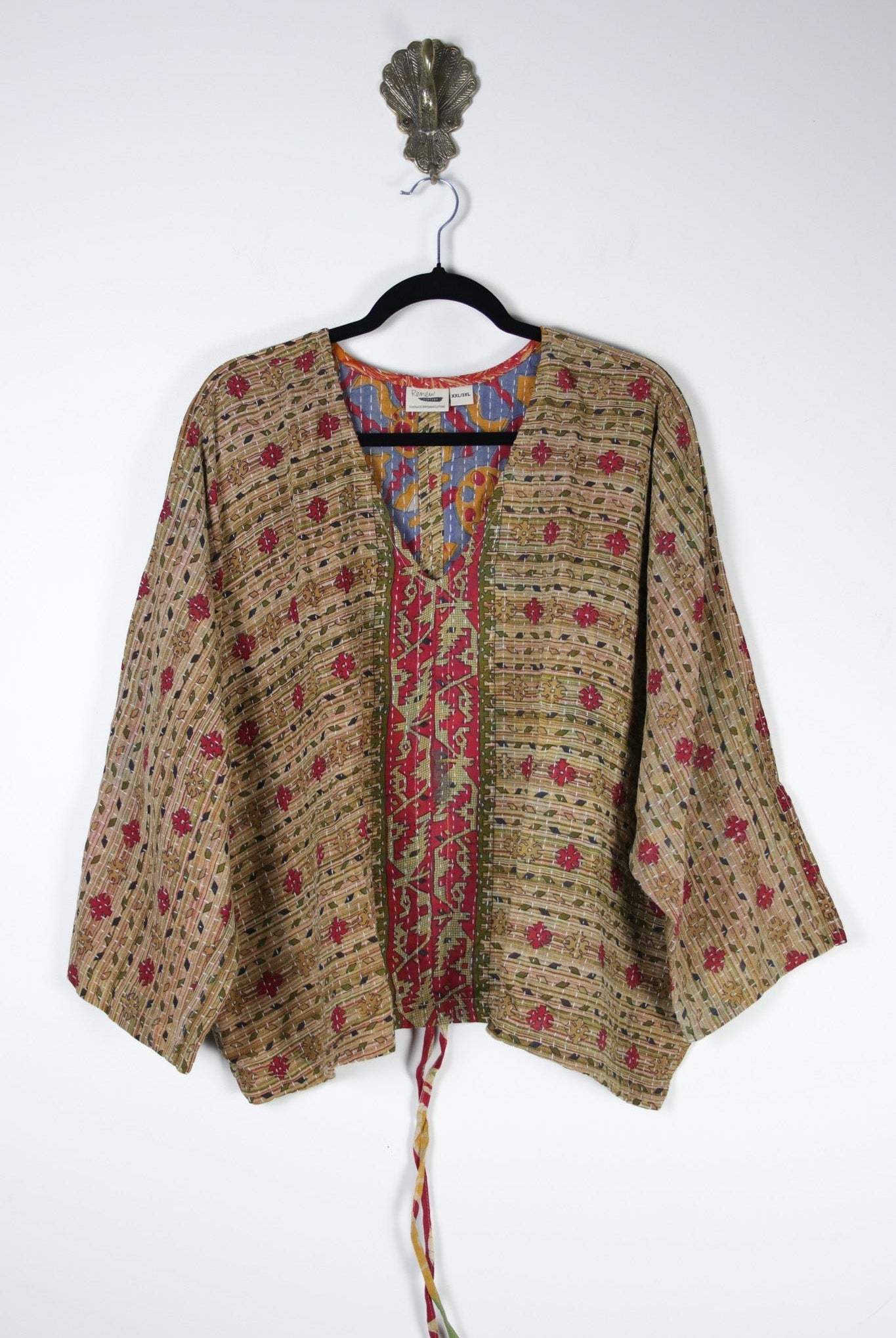 Jovie Kantha Top 2XL (20359) Jovie2XLRenewBohemian203591 Renew Bohemian Pty Ltd
