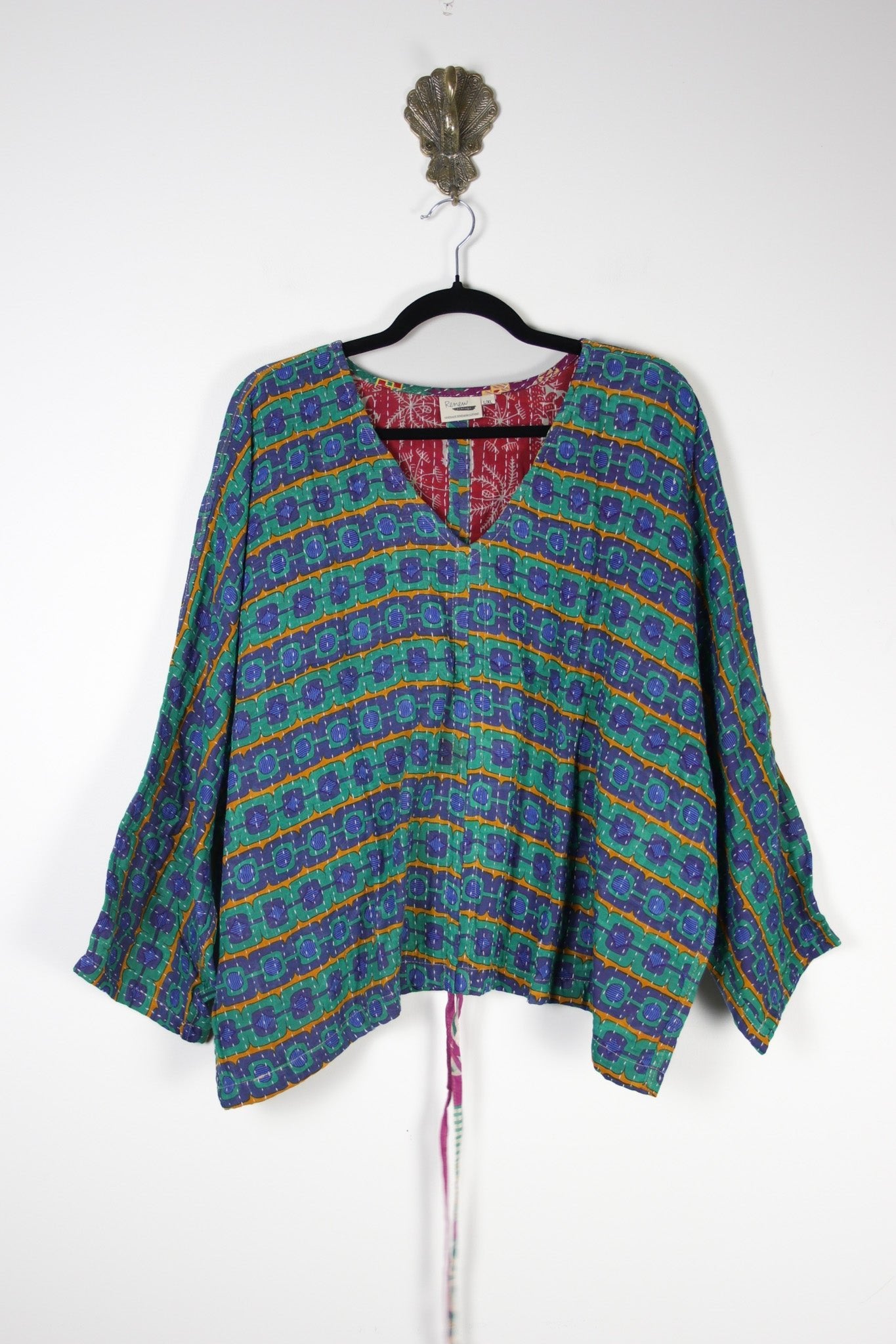 Jovie Kantha Top L/XL (20230) JovieL_XLRenewBohemian202301 Renew Bohemian Pty Ltd