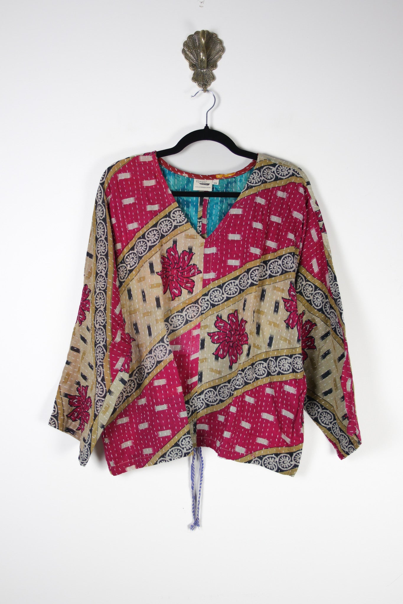 Jovie Kantha Top S/M (20190) JovieS_MRenewBohemian201901 Renew Bohemian Pty Ltd